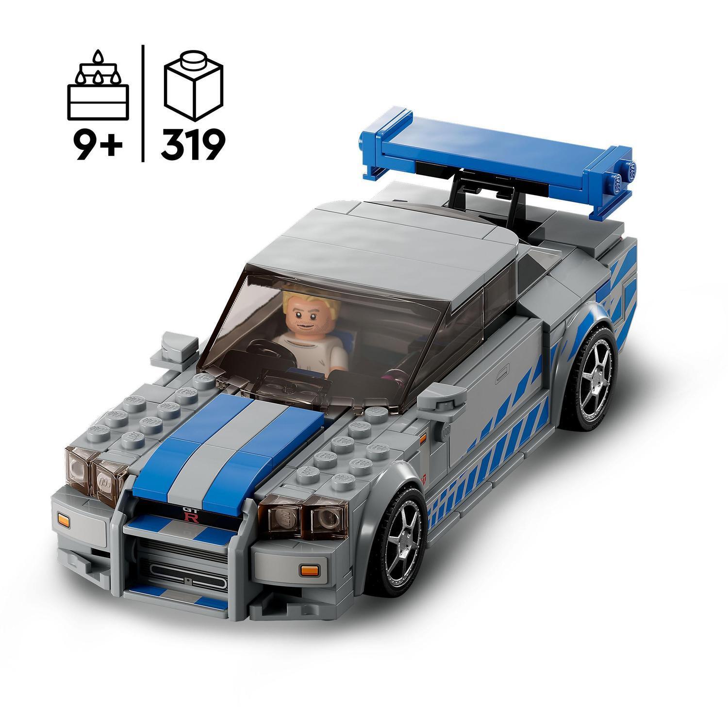 Voir la diapositive 3 : LEGO Speed Champions 76917 Nissan Skyline GT-R (R34) 2 Fast 2 Furious, Maquette de Voiture