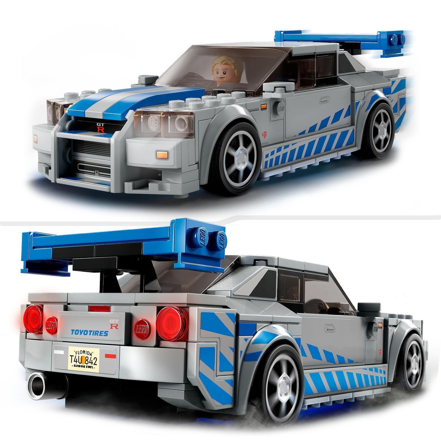 Voir la diapositive 4 : LEGO Speed Champions 76917 Nissan Skyline GT-R (R34) 2 Fast 2 Furious, Maquette de Voiture