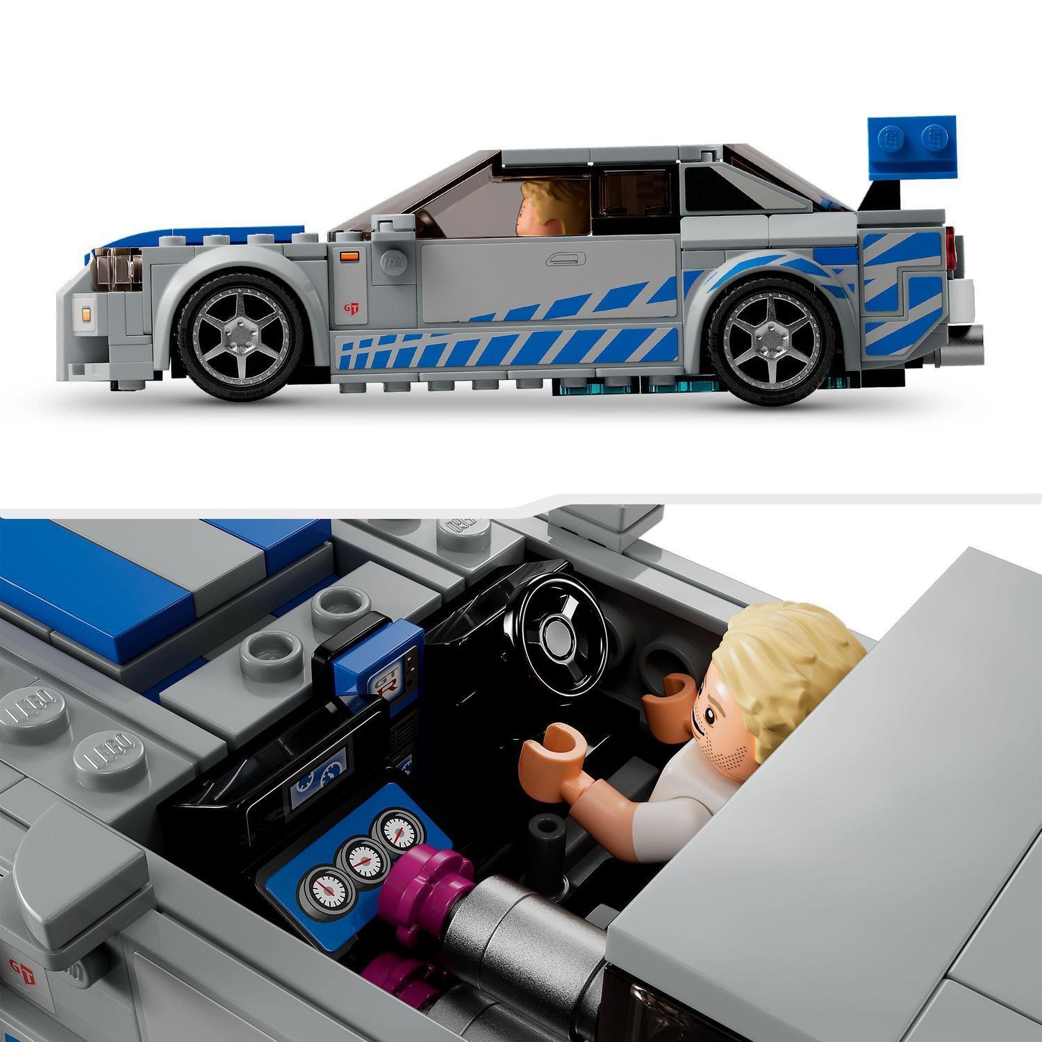 Voir la diapositive 5 : LEGO Speed Champions 76917 Nissan Skyline GT-R (R34) 2 Fast 2 Furious, Maquette de Voiture