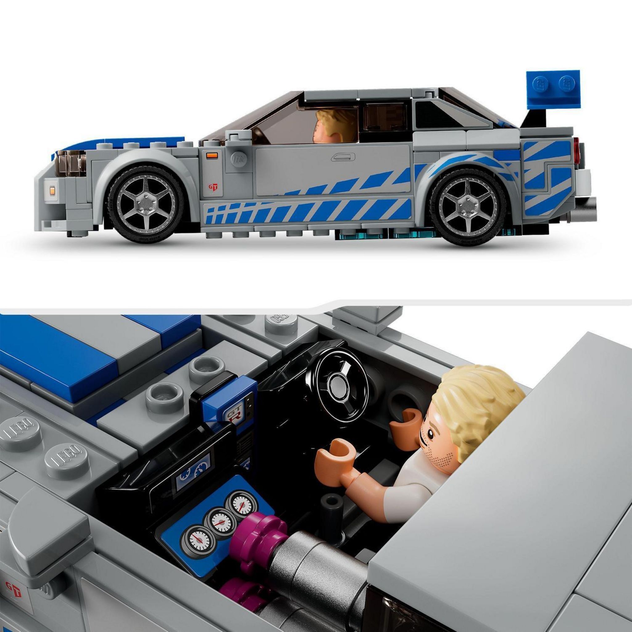 Voir la diapositive 5 : LEGO Speed Champion 76917 - Nissan Skyline GT-R 2 Fast 2 Furious