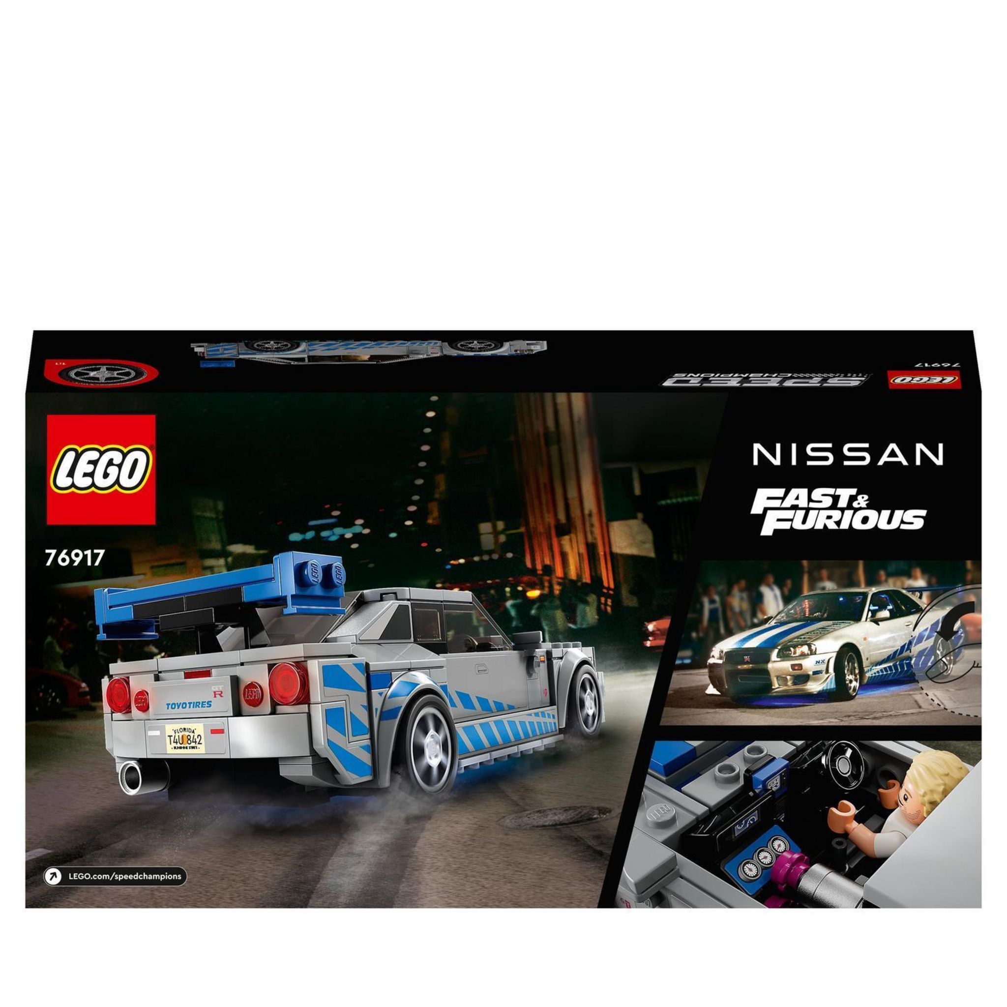 Voir la diapositive 8 : LEGO Speed Champion 76917 - Nissan Skyline GT-R 2 Fast 2 Furious