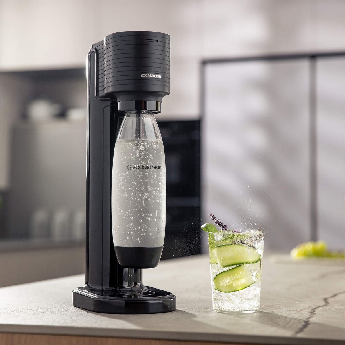 SODASTREAM Machine à gazéifier GAIA - Noir
