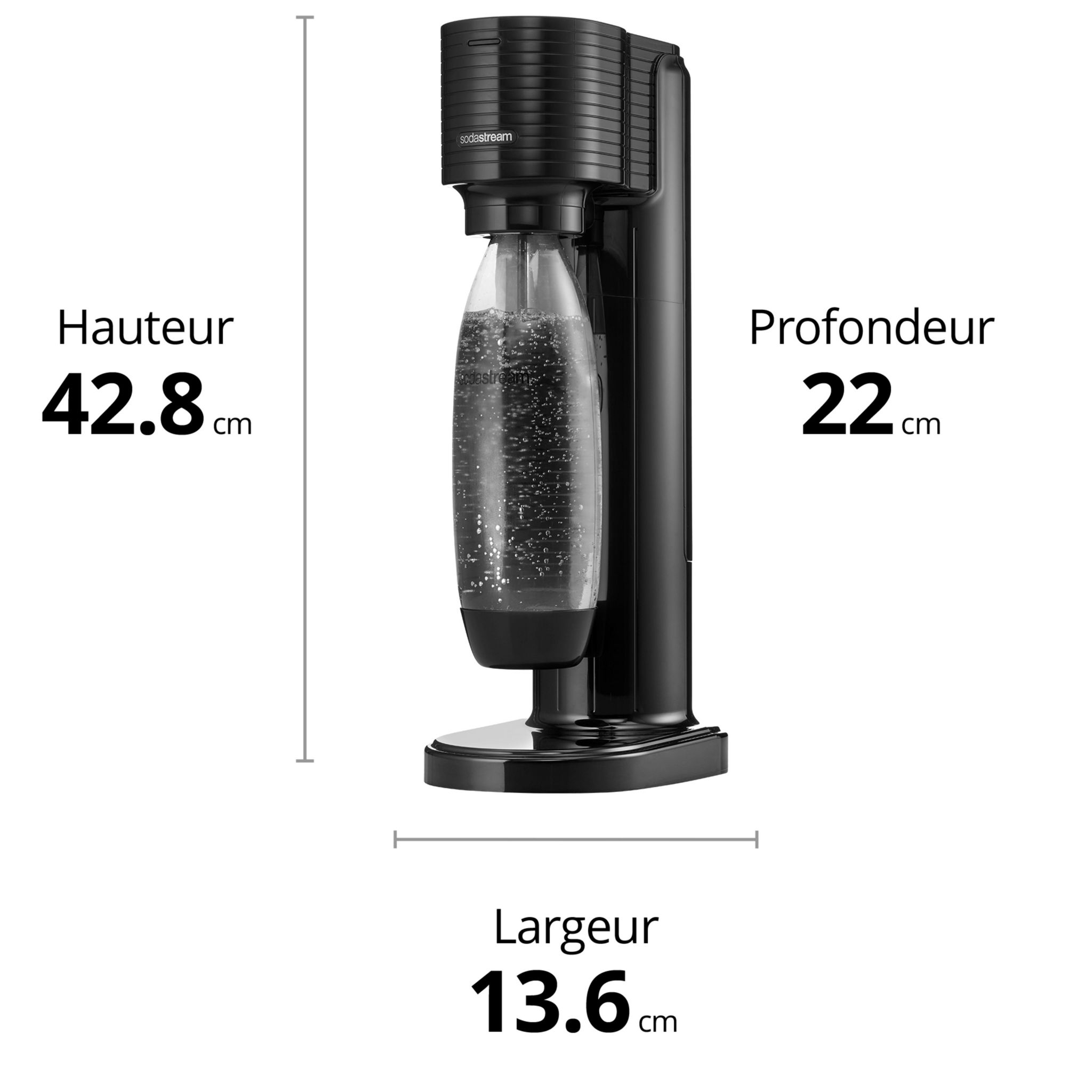 Voir la diapositive 7 : SODASTREAM Machine à gazéifier GAIA - Noir