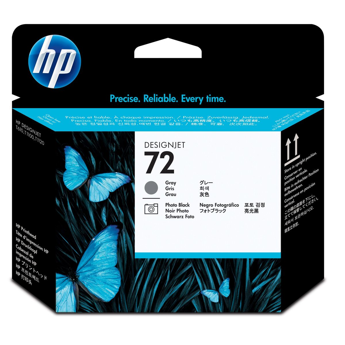 HP Cartouche imprimante N72 - Noir/Gris