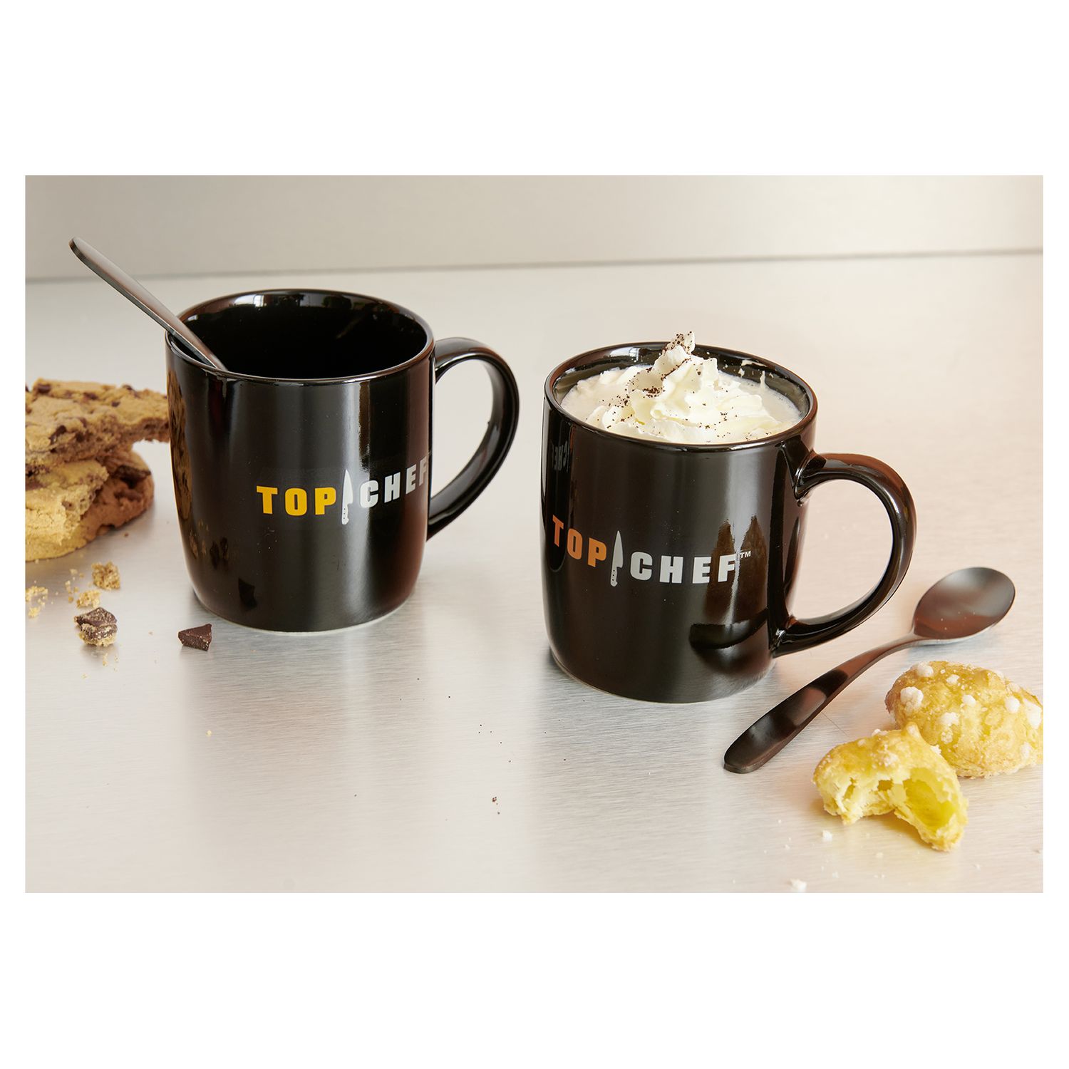 Voir la diapositive 2 : TOP CHEF Set de 2 mugs