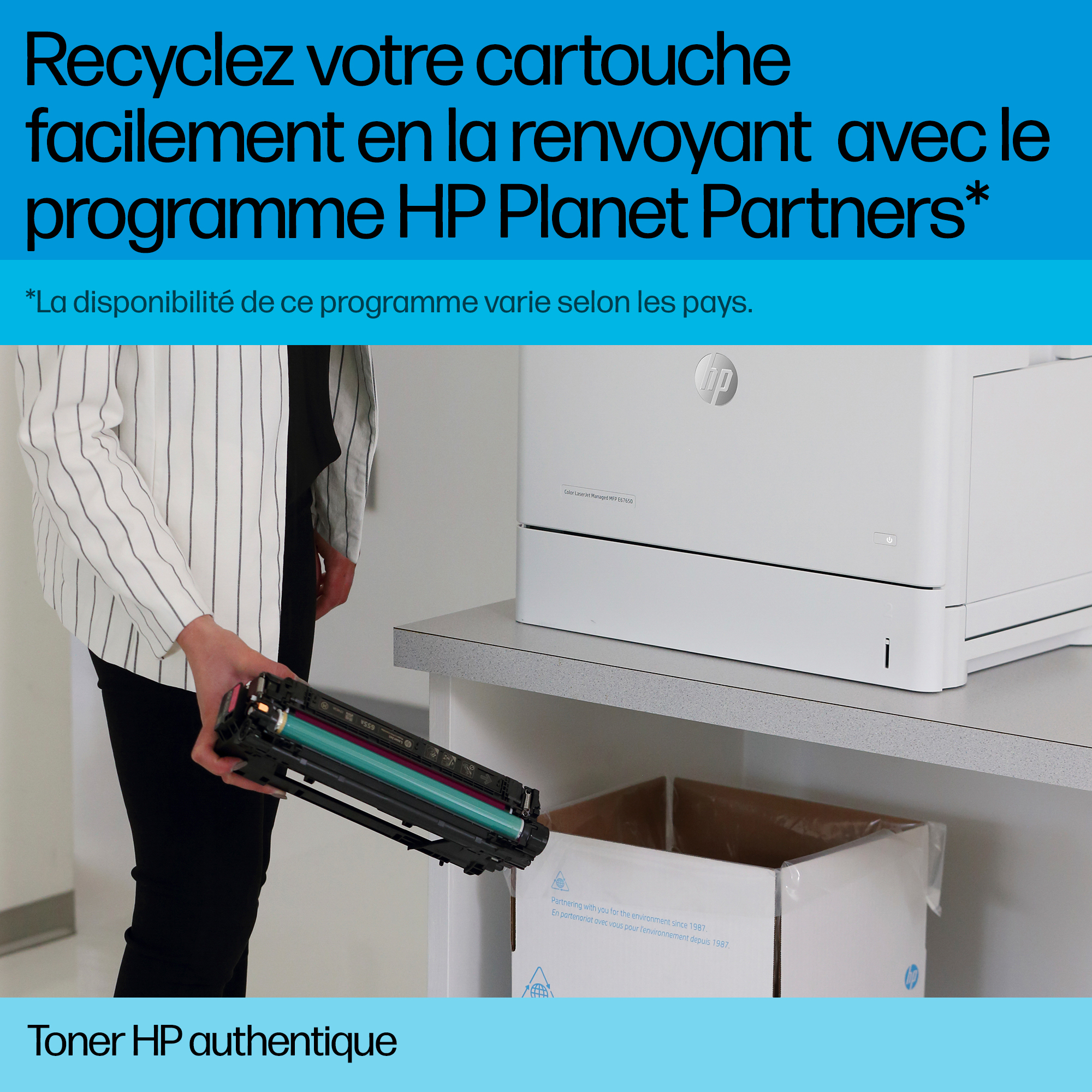 Voir la diapositive 3 : HP Cartouche imprimante LASER N201A - Jaune