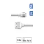 BIGBEN Câble renforcé USB A/Lightning - Blanc
