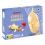 Voir la diapositive 4 : AUCHAN Bâtonnets glacés vanille et amandes 4 pièces 314g