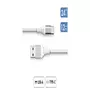 BIGBEN Câble renforcé USB A/USB C - Blanc