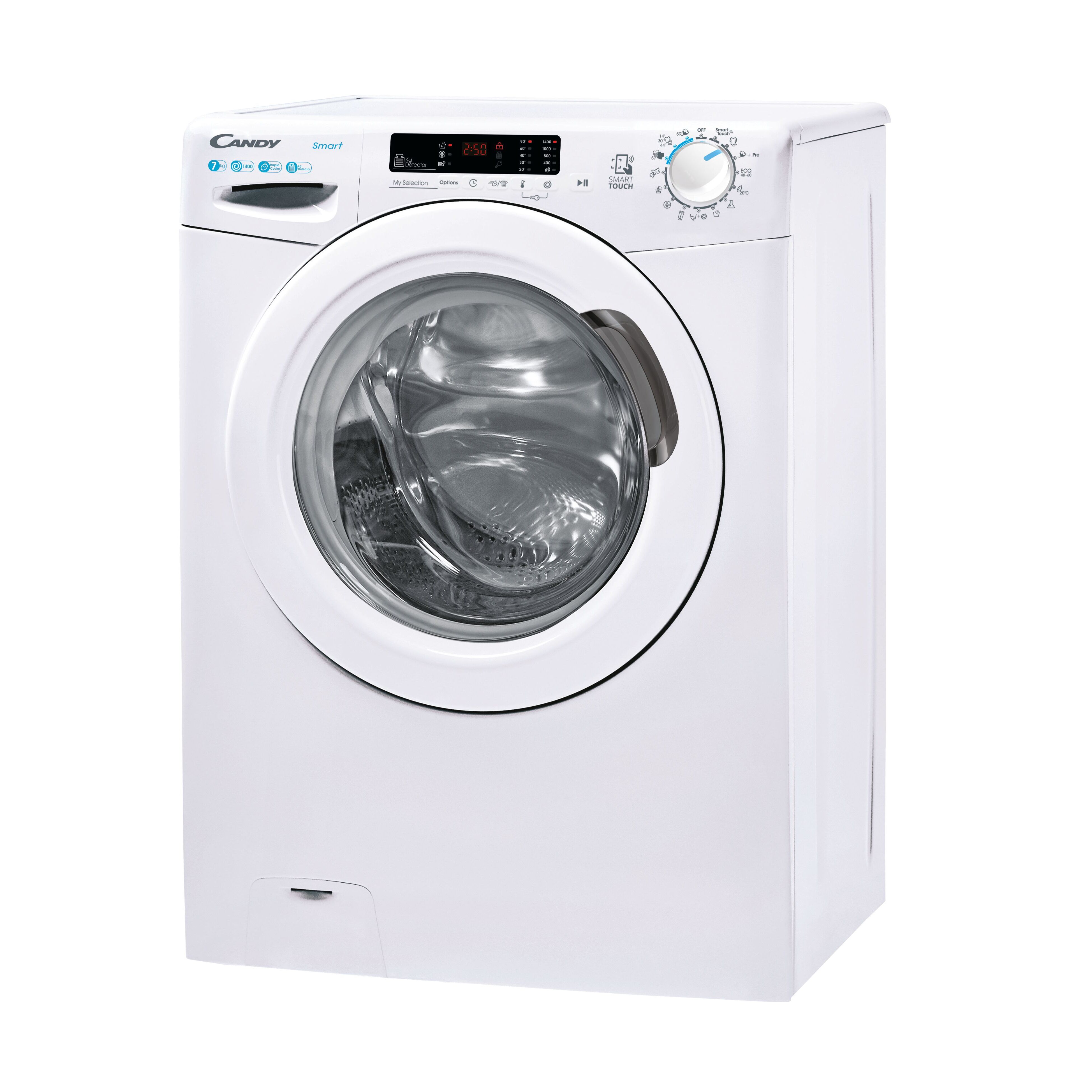 Voir la diapositive 3 : CANDY Lave linge hublot CS 1472DE/1-S, 7 kg, 1400 T/min, D
