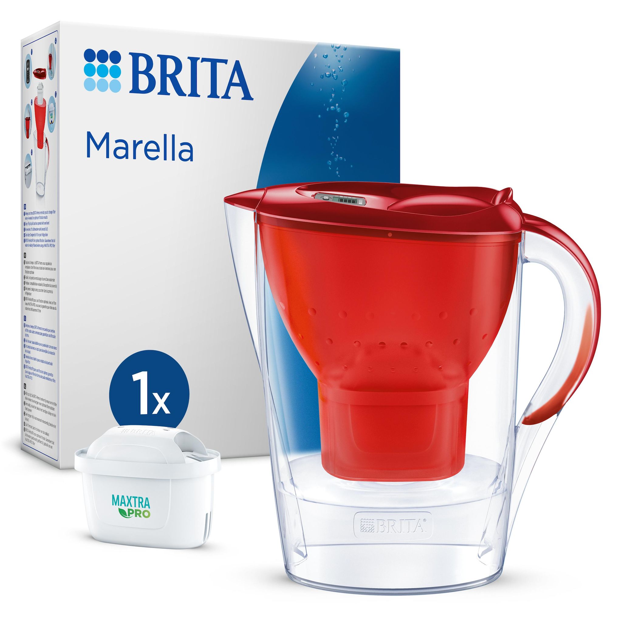 BRITA Carafe Marella MAXTRA PRO - Rouge