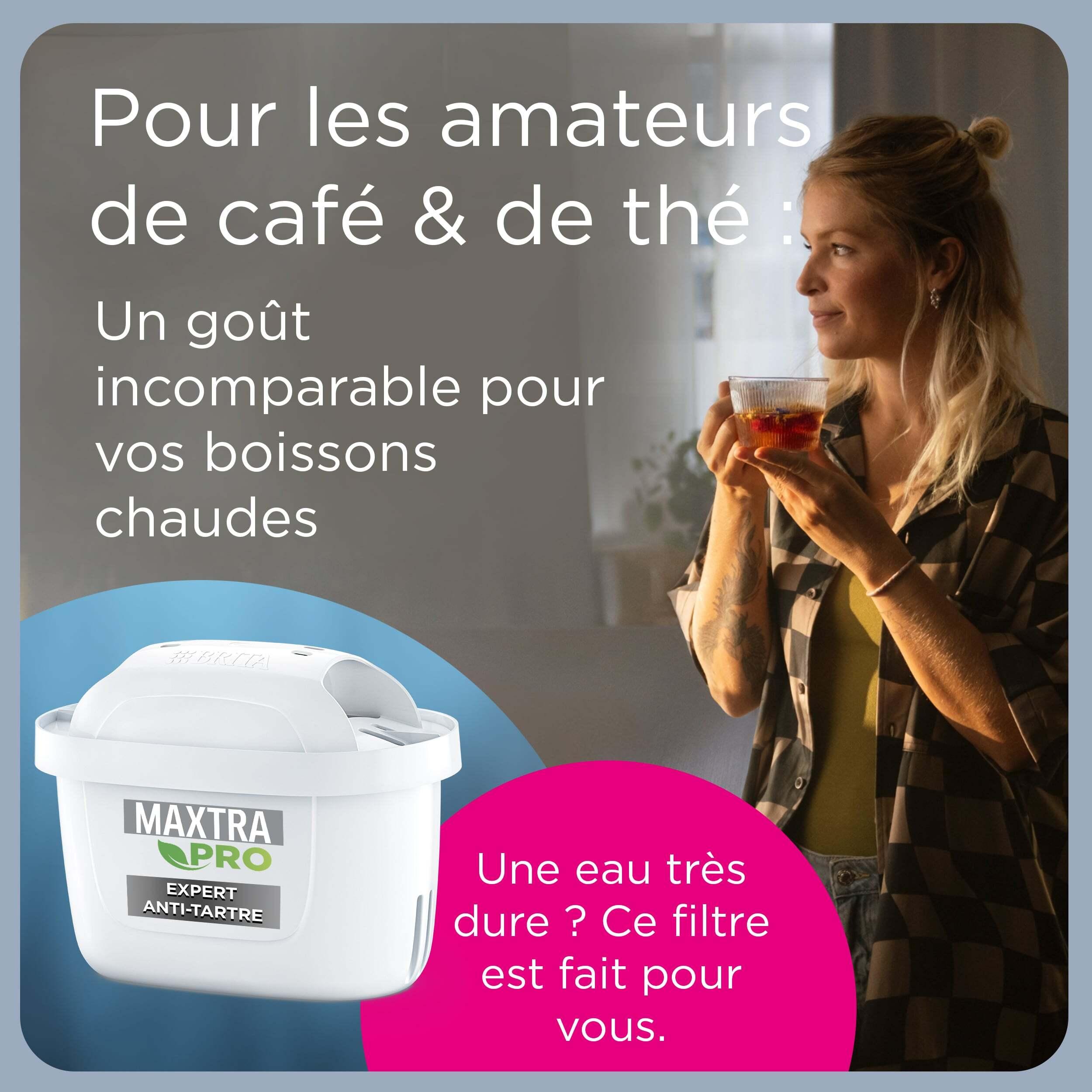 Voir la diapositive 2 : BRITA Pack de 2 cartouches MAXTRA PRO Expert anti-tartre pour carafes filtrantes