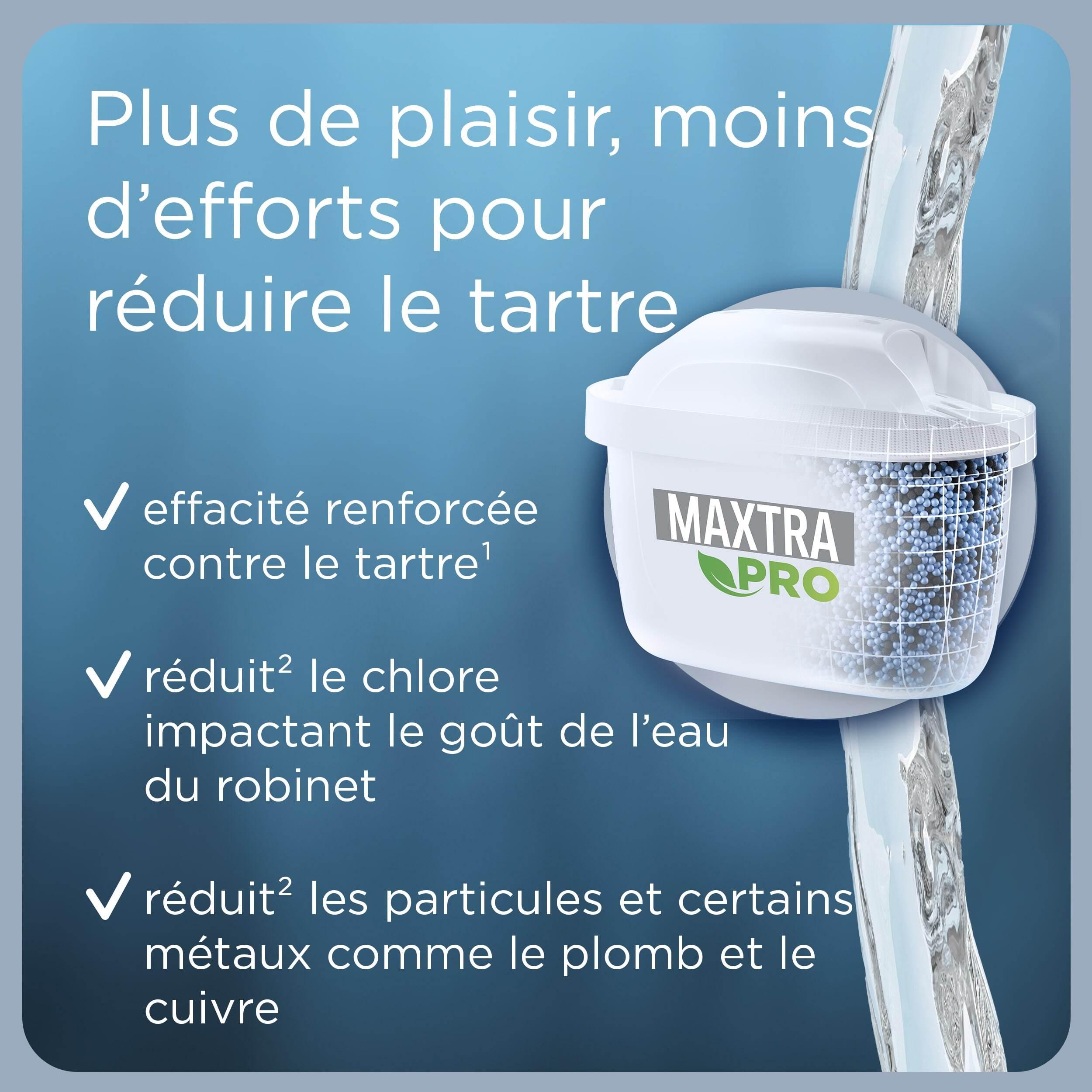 Voir la diapositive 5 : BRITA Pack de 2 cartouches MAXTRA PRO Expert anti-tartre pour carafes filtrantes