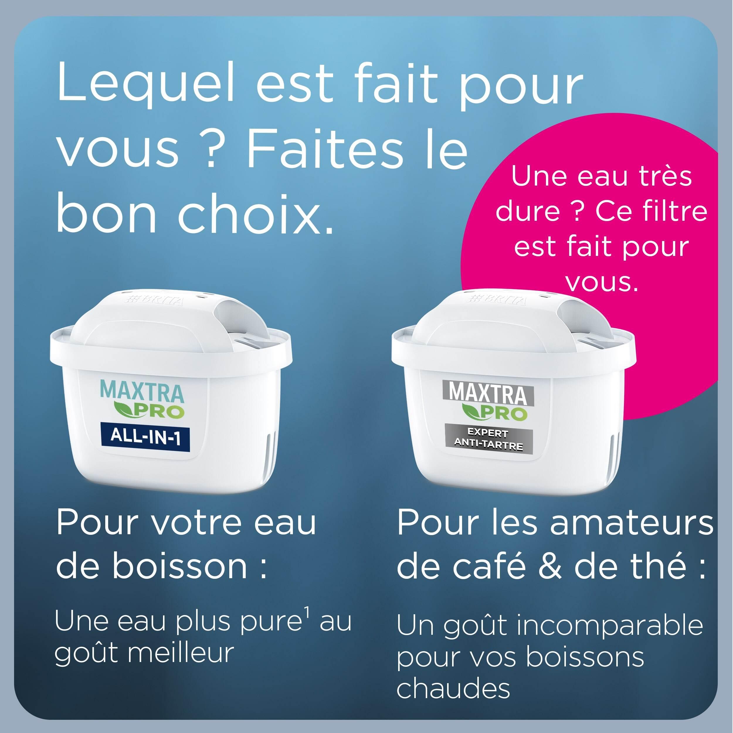 Voir la diapositive 9 : BRITA Pack de 2 cartouches MAXTRA PRO Expert anti-tartre pour carafes filtrantes