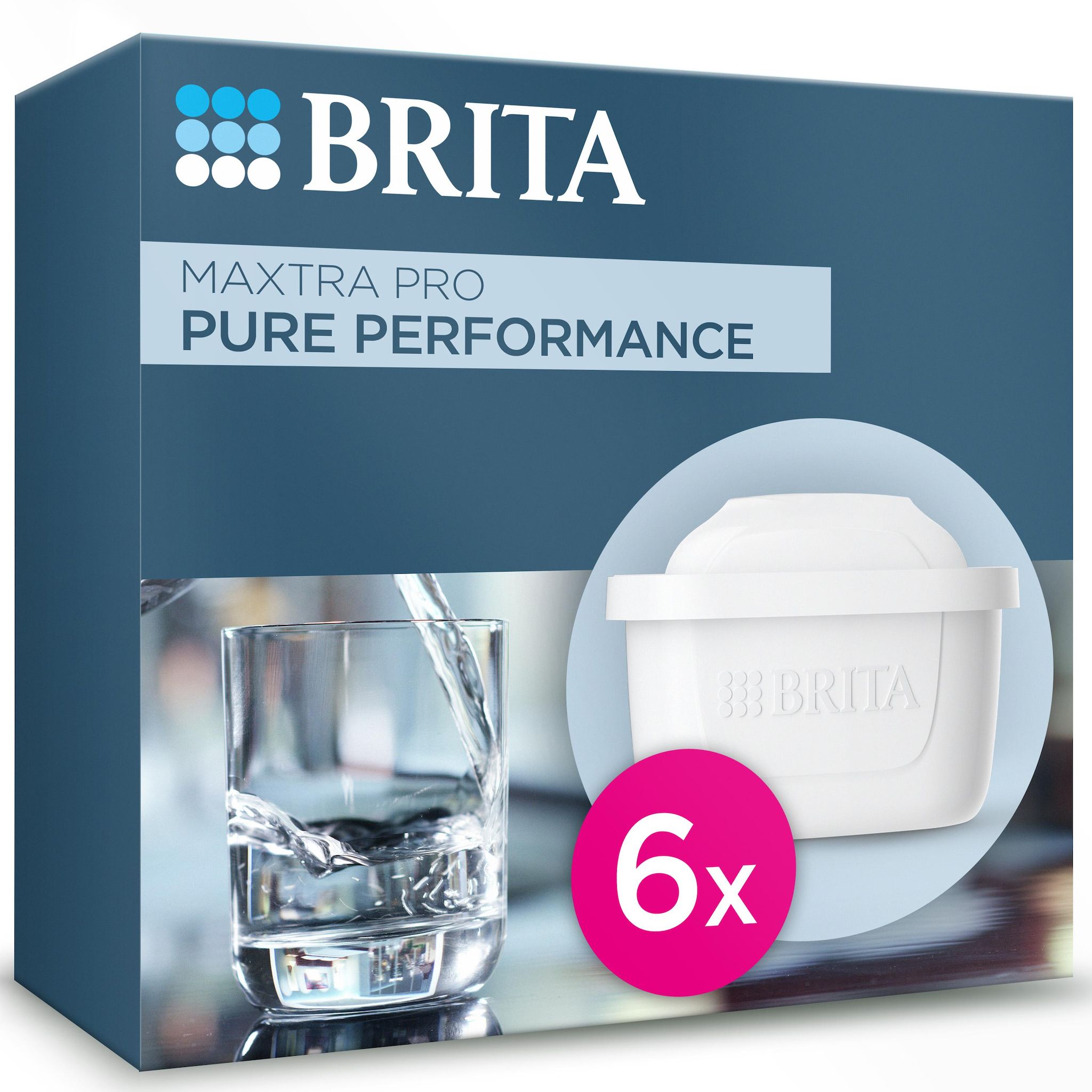 BRITA Pack de 6 cartouches MAXTRA PRO
