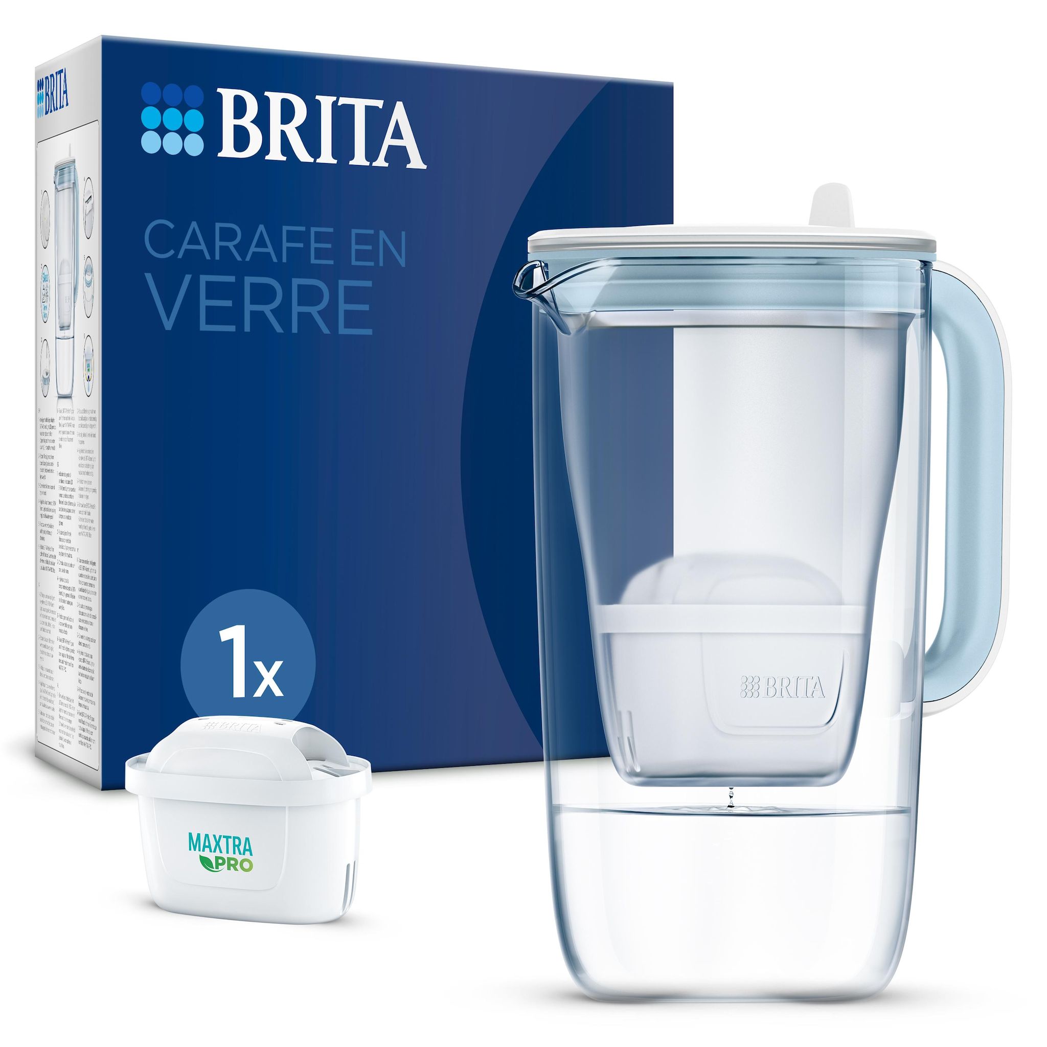 BRITA Carafe en verre MAXTRA PRO