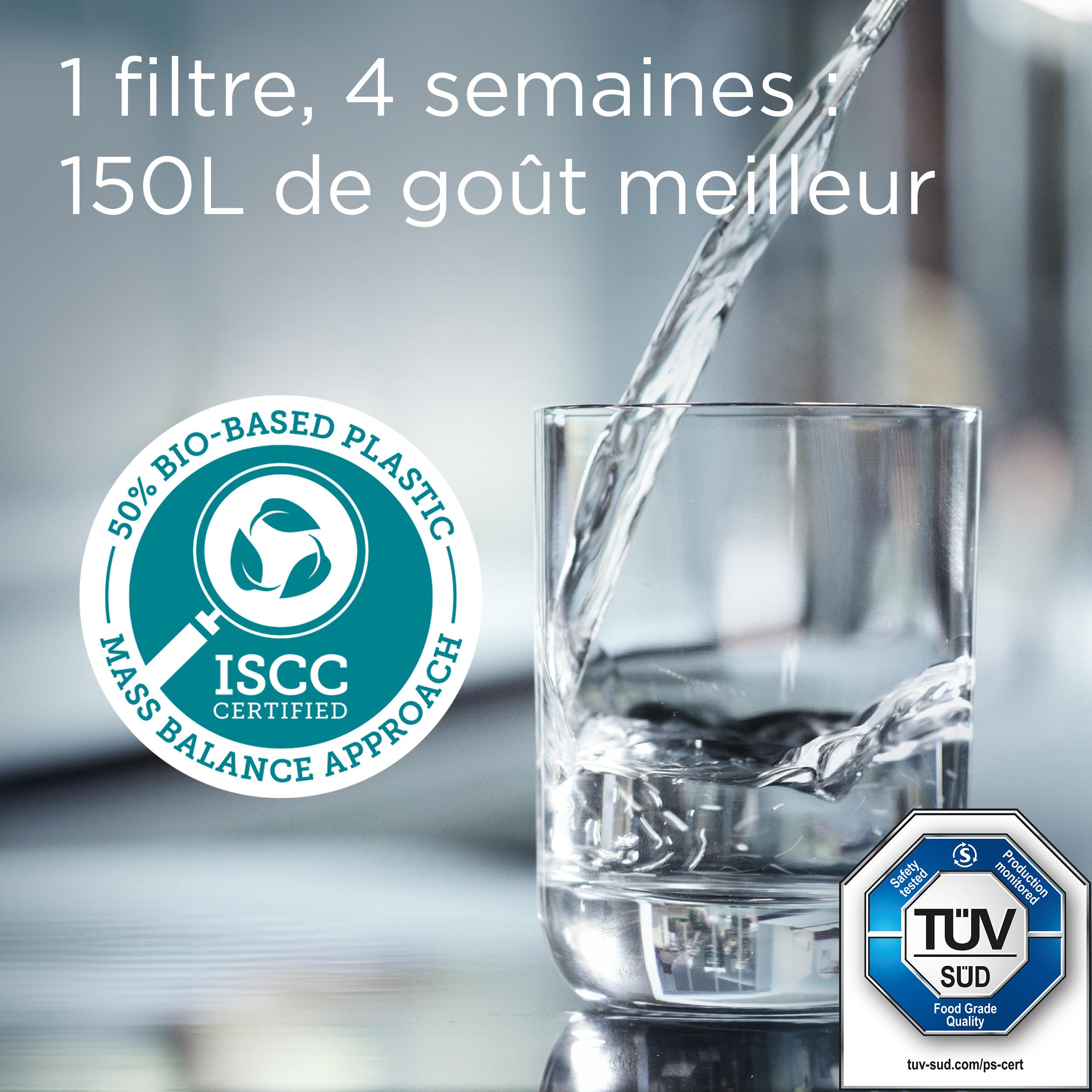 Voir la diapositive 3 : BRITA Carafe en verre MAXTRA PRO