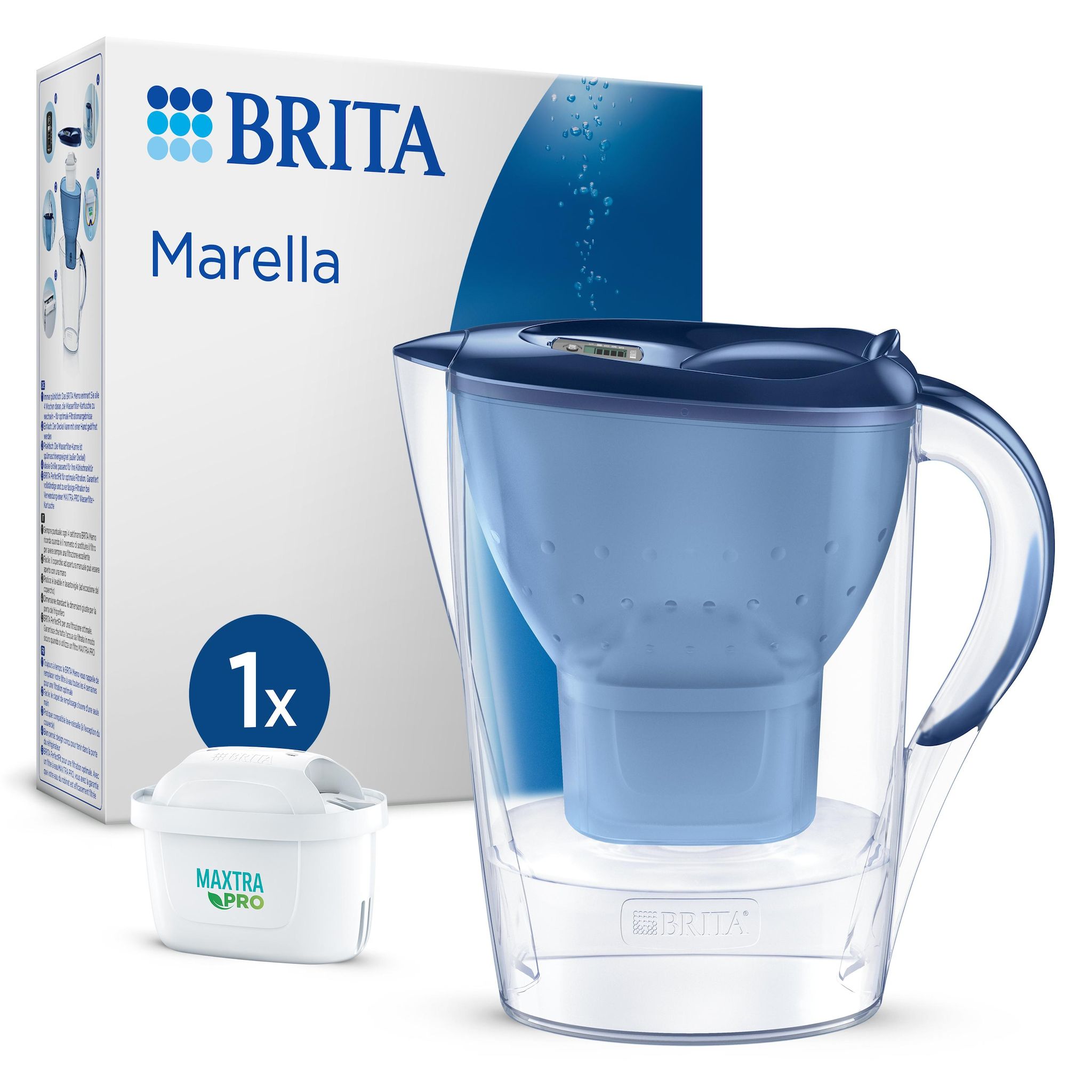 BRITA Carafe Marella MAXTRA PRO - Bleu