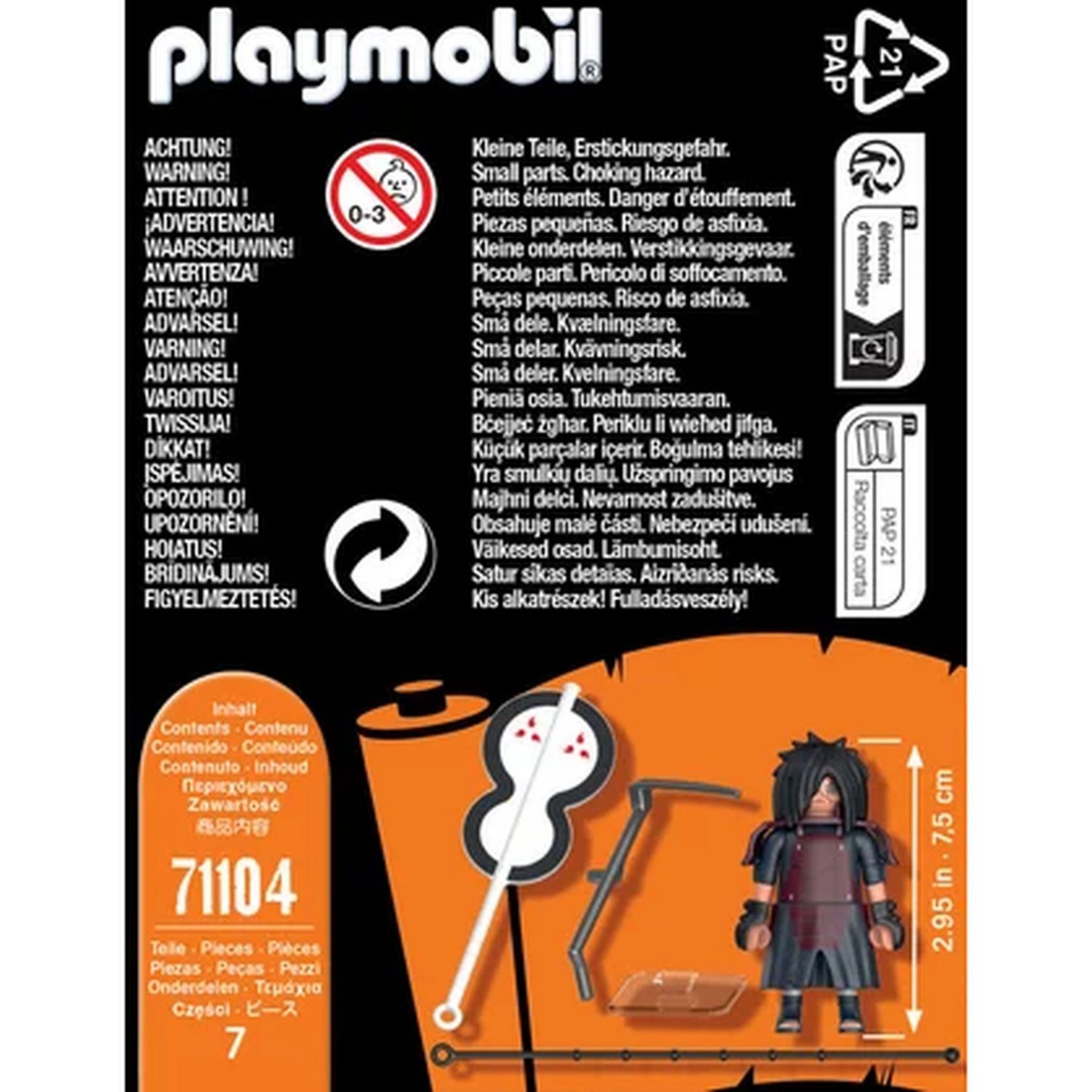 Voir la diapositive 2 : PLAYMOBIL 71104 - Naruto Shippuden - Madara
