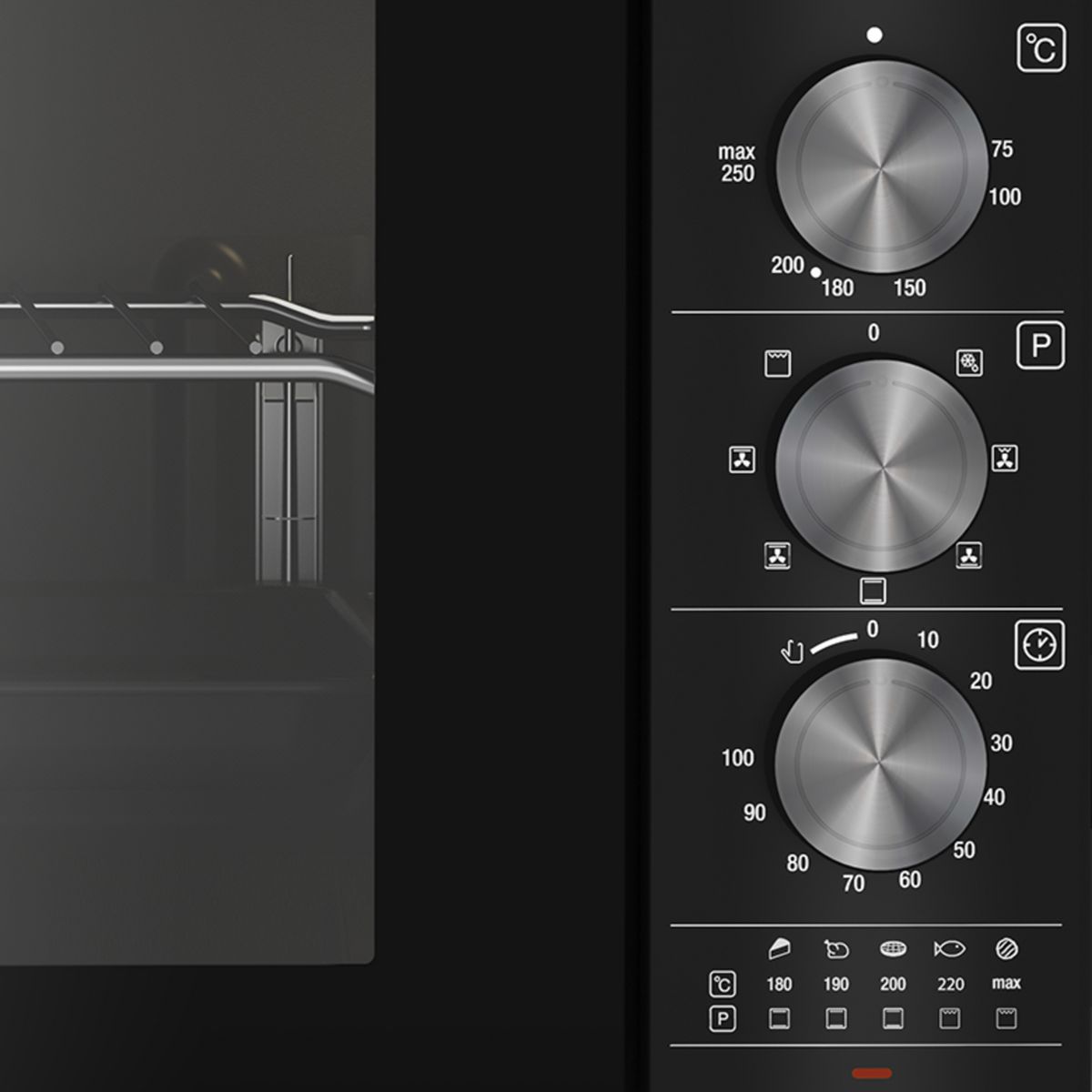 BEKO Mini four multifonction BMF30B, Capacité 30 L - Noir