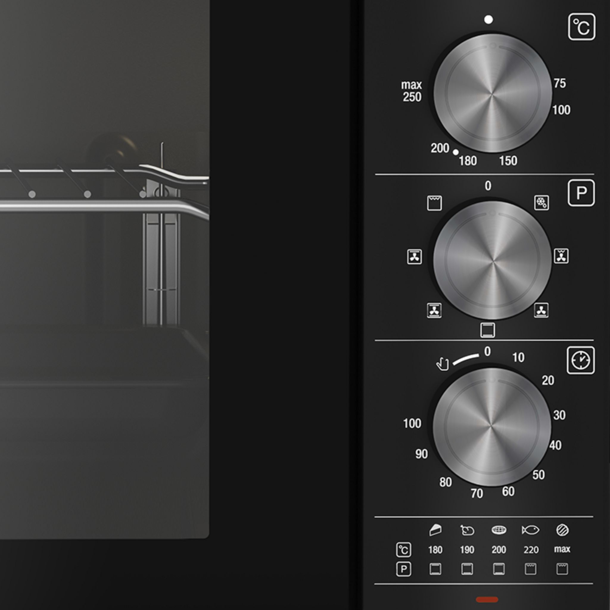 Voir la diapositive 4 : BEKO Mini four multifonction BMF30B, Capacité 30 L - Noir