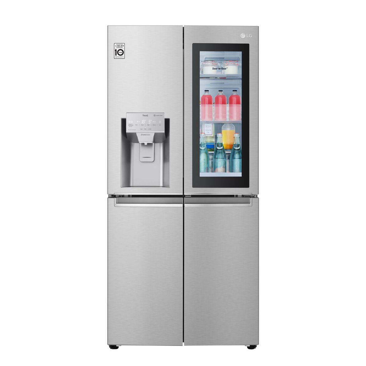 LG Réfrigérateur multi-portes GMX844BS6F, 508 L, Froid ventilé, F