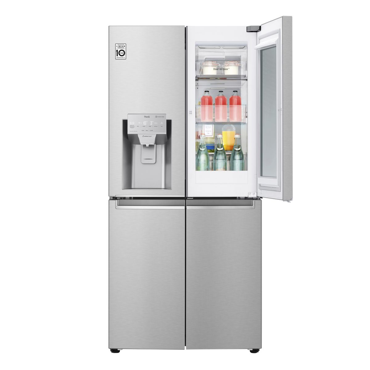 LG Réfrigérateur multi-portes GMX844BS6F, 508 L, Froid ventilé, F