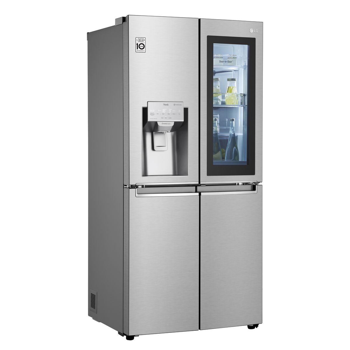 LG Réfrigérateur multi-portes GMX844BS6F, 508 L, Froid ventilé, F