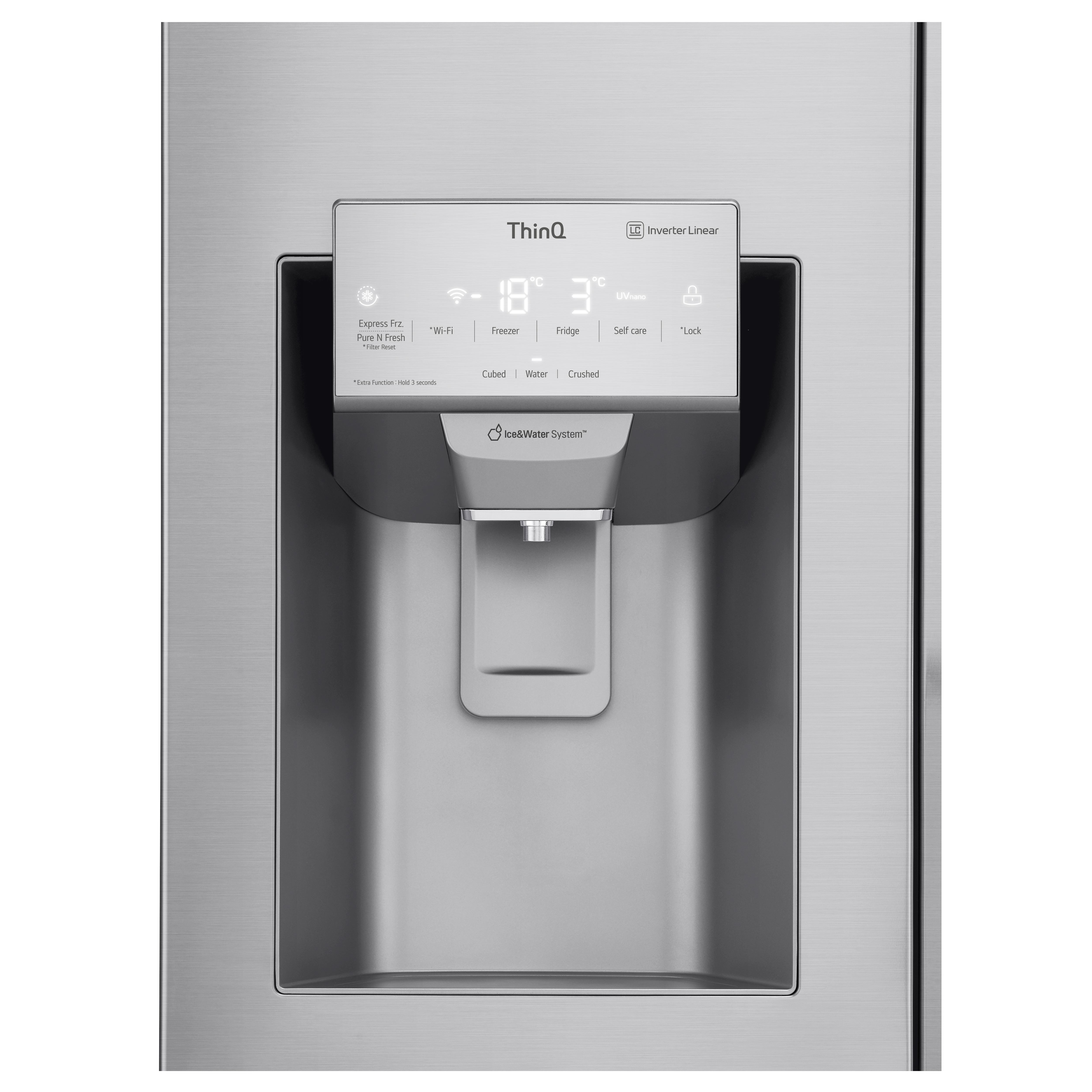 Voir la diapositive 4 : LG Réfrigérateur multi-portes GMX844BS6F, 508 L, Froid ventilé, F