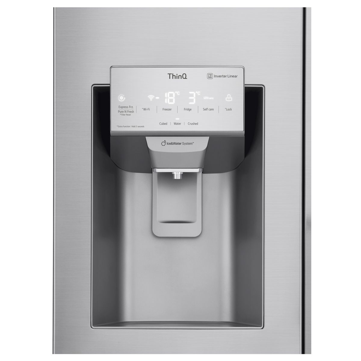 LG Réfrigérateur multi-portes GMX844BS6F, 508 L, Froid ventilé, F