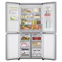 Voir la diapositive 5 : LG Réfrigérateur multi-portes GMX844BS6F, 508 L, Froid ventilé, F