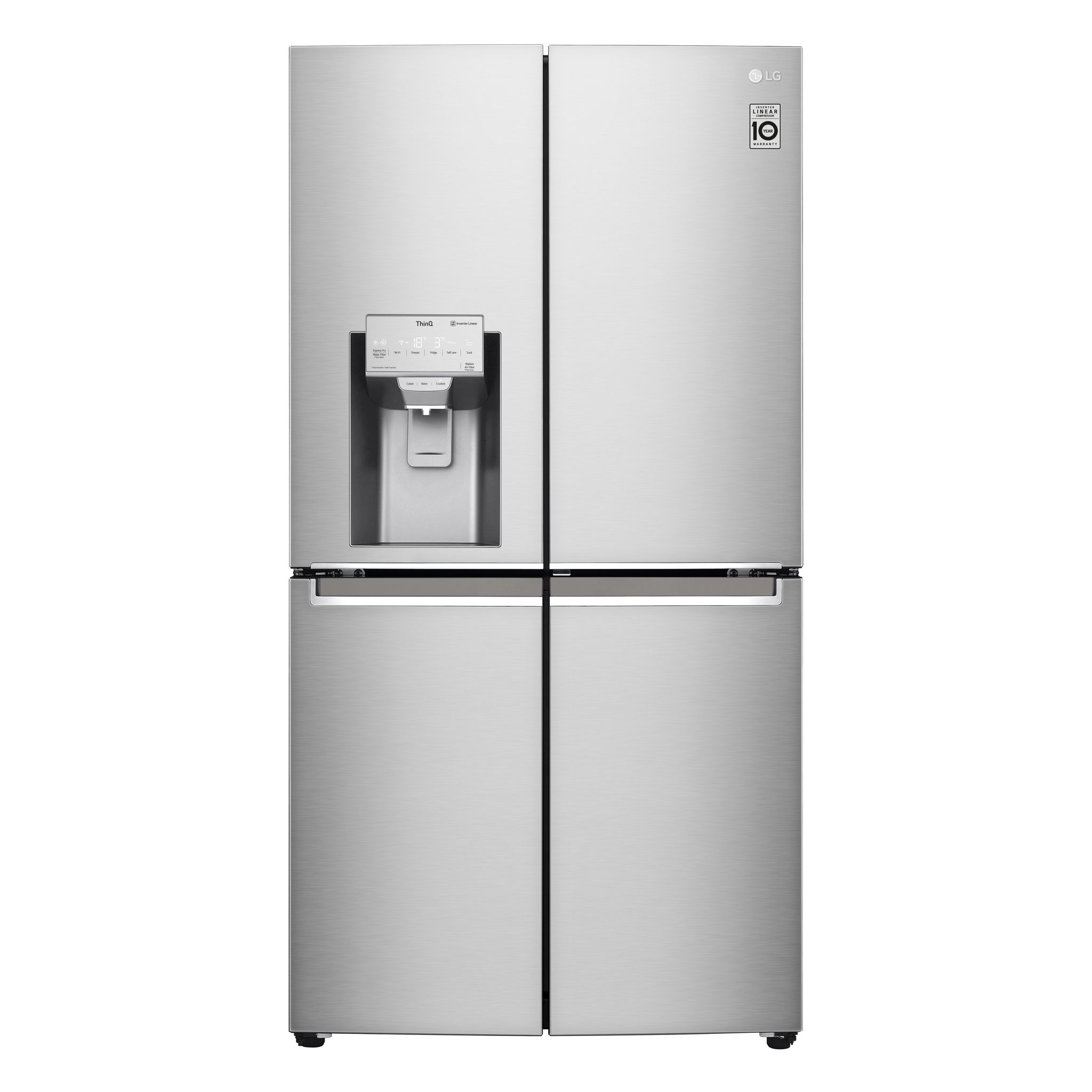 Voir la diapositive 1 : LG Réfrigérateur multi-portes GMJ945NS9F, 638 L, Froid ventilé no Frost, F