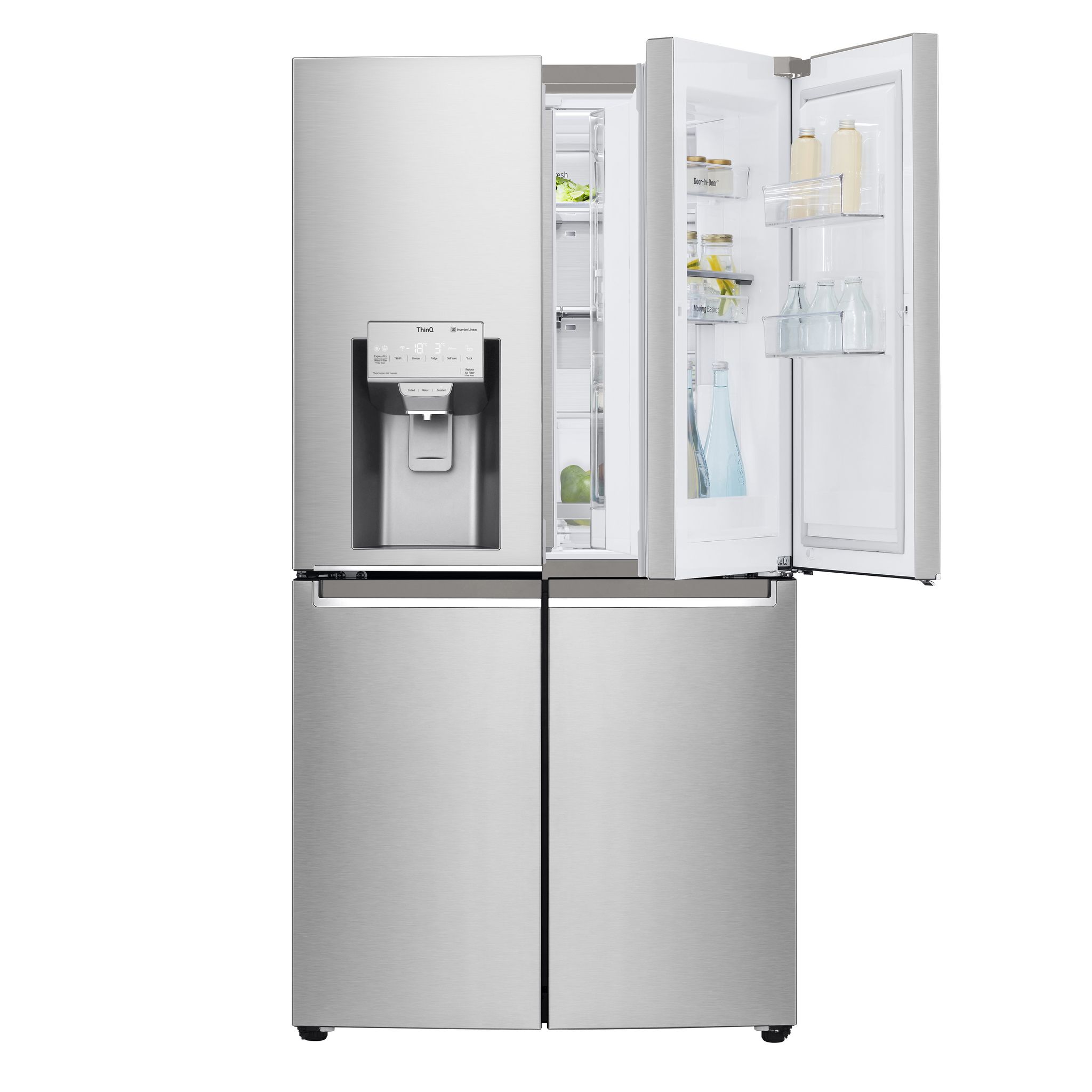 Voir la diapositive 5 : LG Réfrigérateur multi-portes GMJ945NS9F, 638 L, Froid ventilé no Frost, F