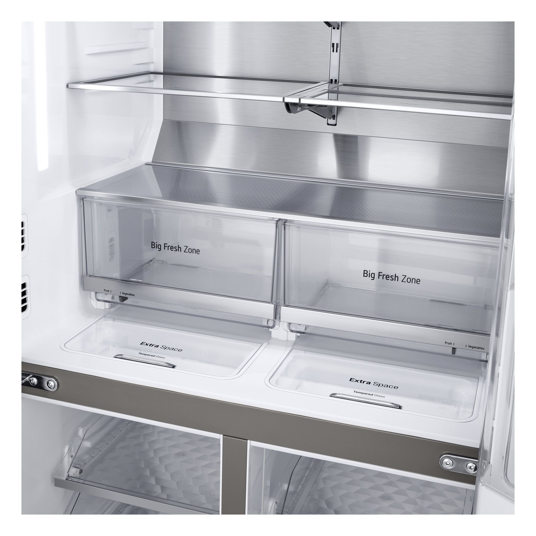 Voir la diapositive 6 : LG Réfrigérateur multi-portes GMJ945NS9F, 638 L, Froid ventilé no Frost, F