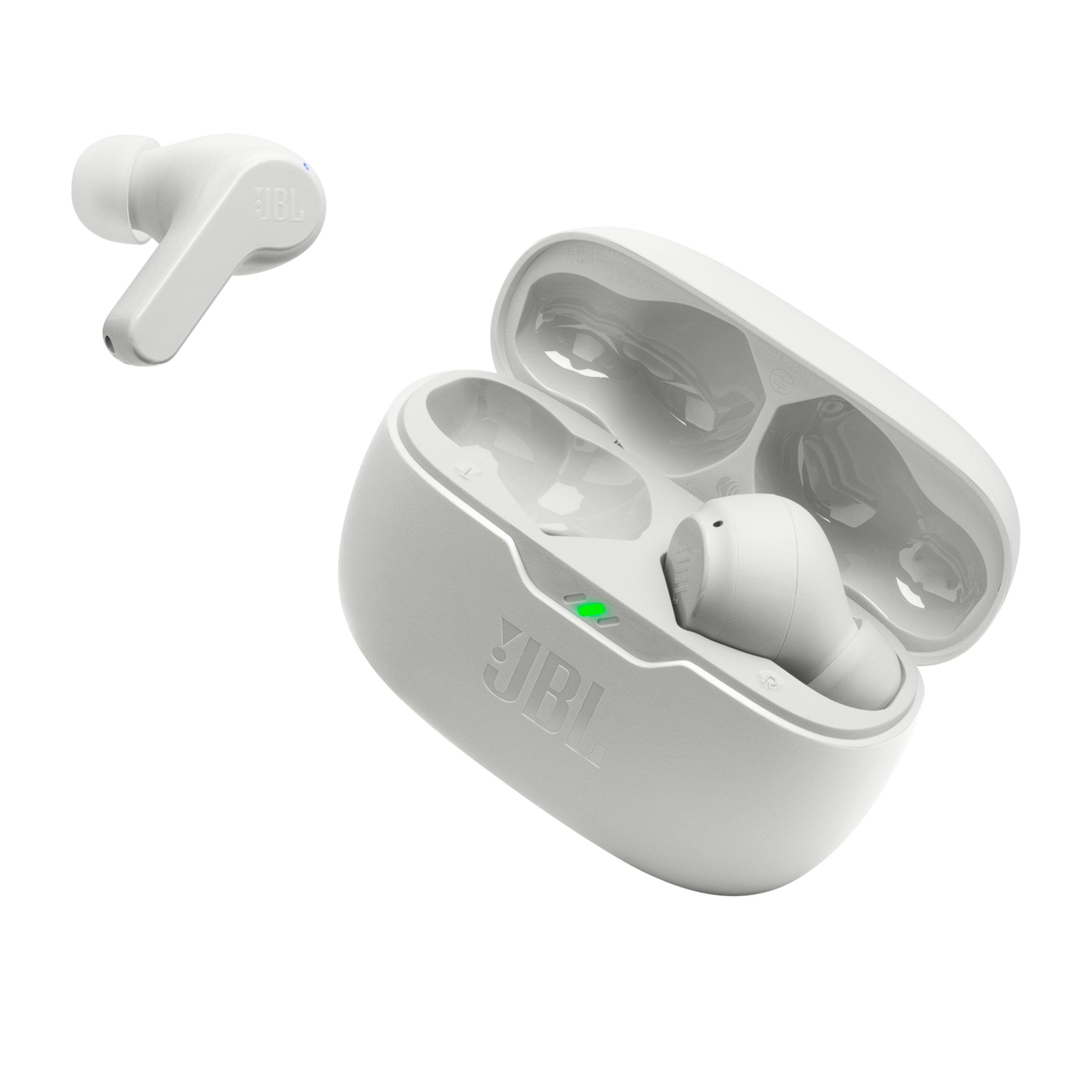 Voir la diapositive 5 : JBL Écouteurs Wave Beam TWS - Blanc