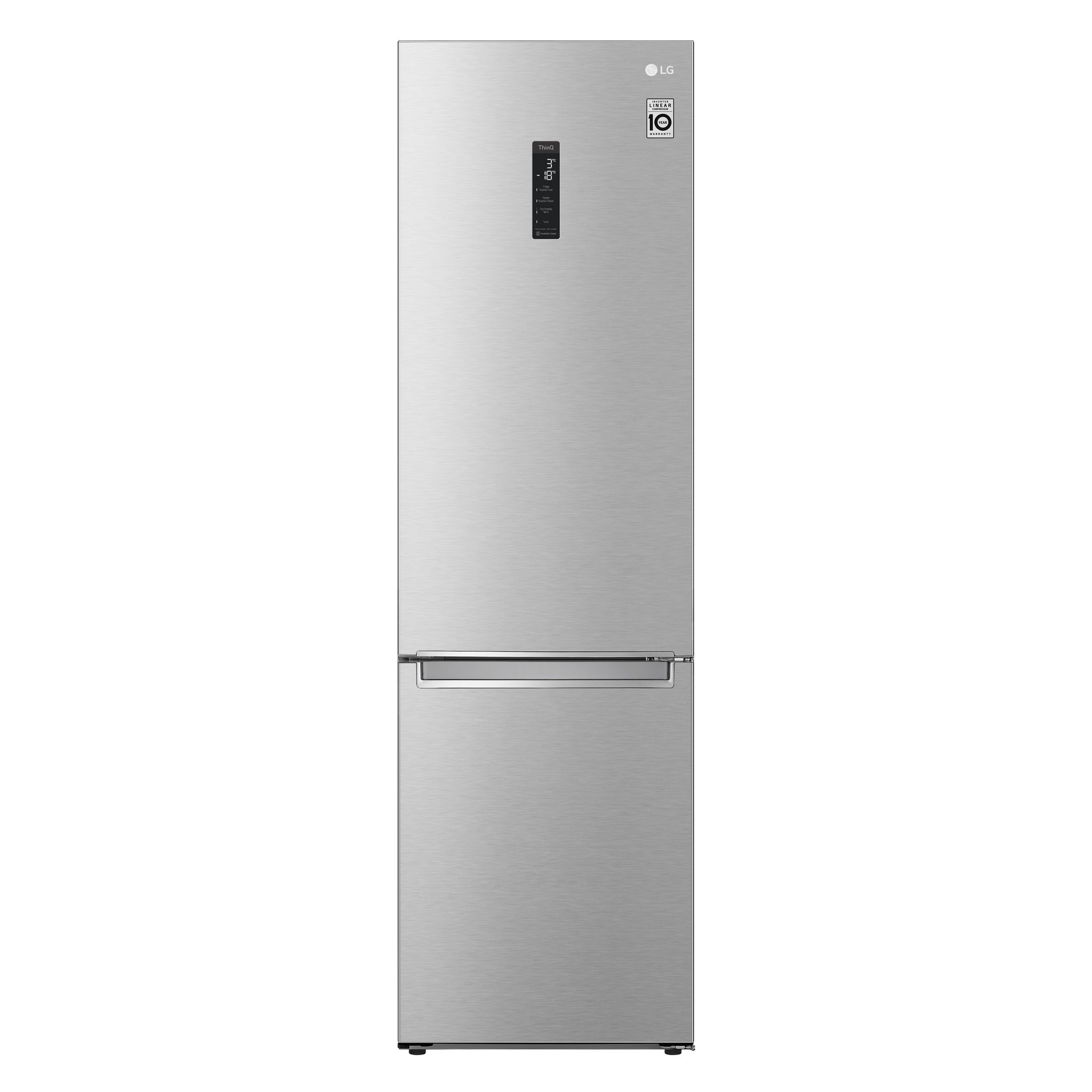 Voir la diapositive 1 : LG Réfrigérateur combiné GBB72NSUCN1, 384 L, Froid ventilé No Frost, C