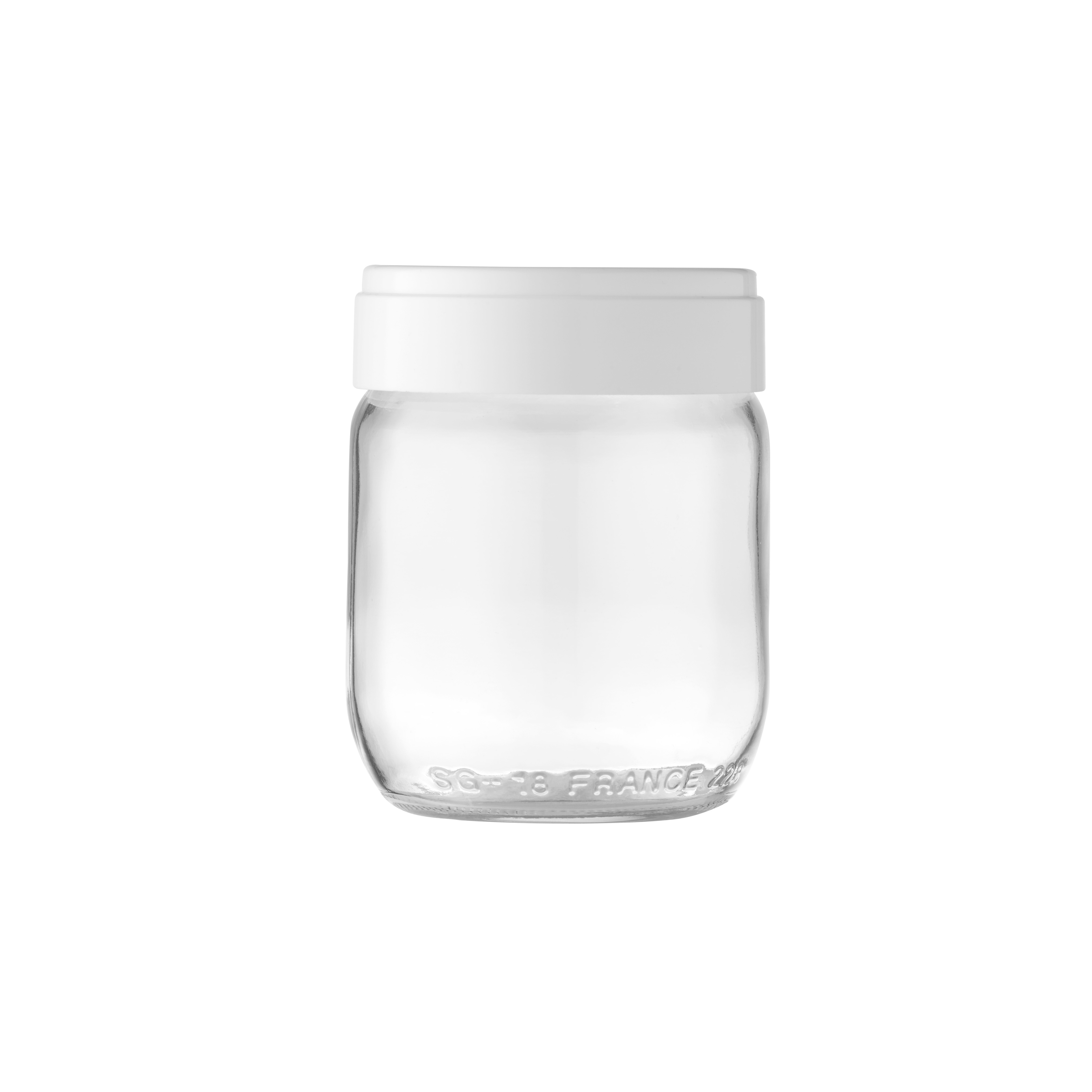 Voir la diapositive 2 : LAGRANGE Lot de 9 pots de yaourts 450301 - Tranparent