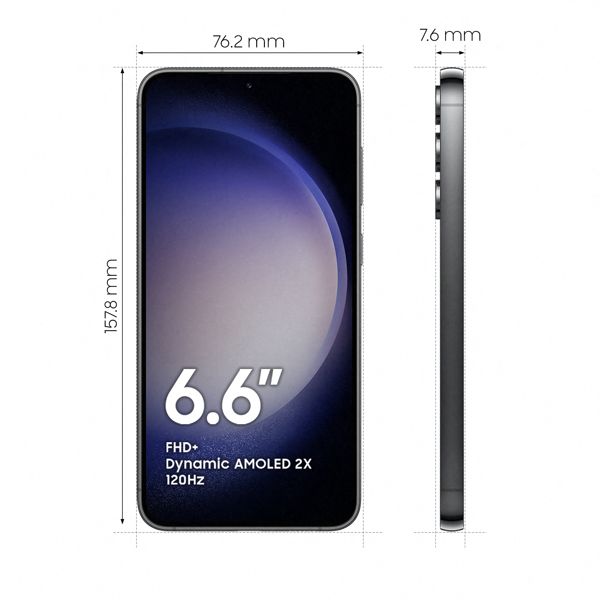 Voir la diapositive 4 : SAMSUNG Galaxy S23+ Smartphone avec Galaxy AI 512Go - Noir