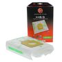 Voir la diapositive 2 : HOOVER Lot de 4 sacs aspirateur HO63 OR - Blanc