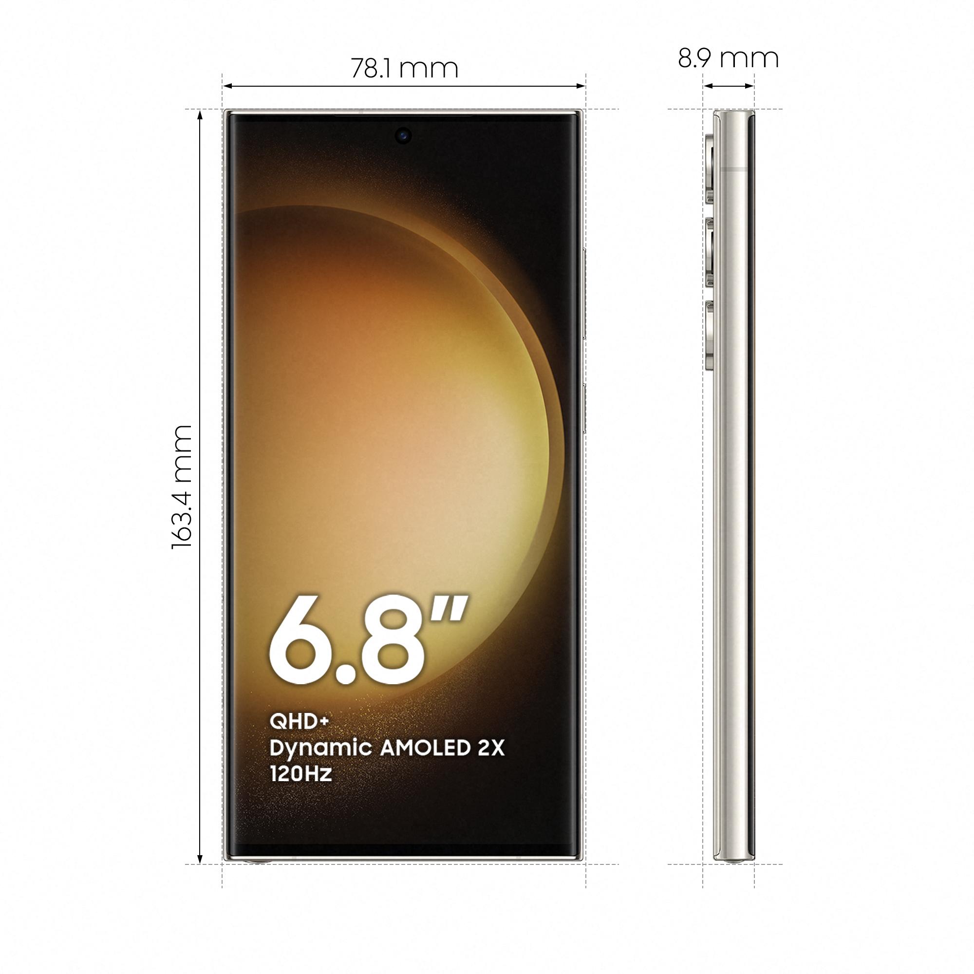 Voir la diapositive 5 : SAMSUNG Galaxy S23 Ultra Smartphone avec Galaxy AI 256Go - Crème