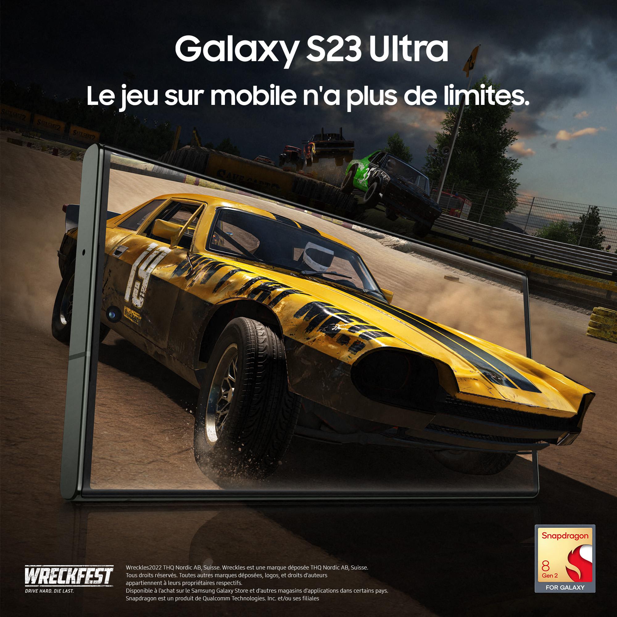 Voir la diapositive 8 : SAMSUNG Galaxy S23 Ultra Smartphone avec Galaxy AI 256Go - Crème