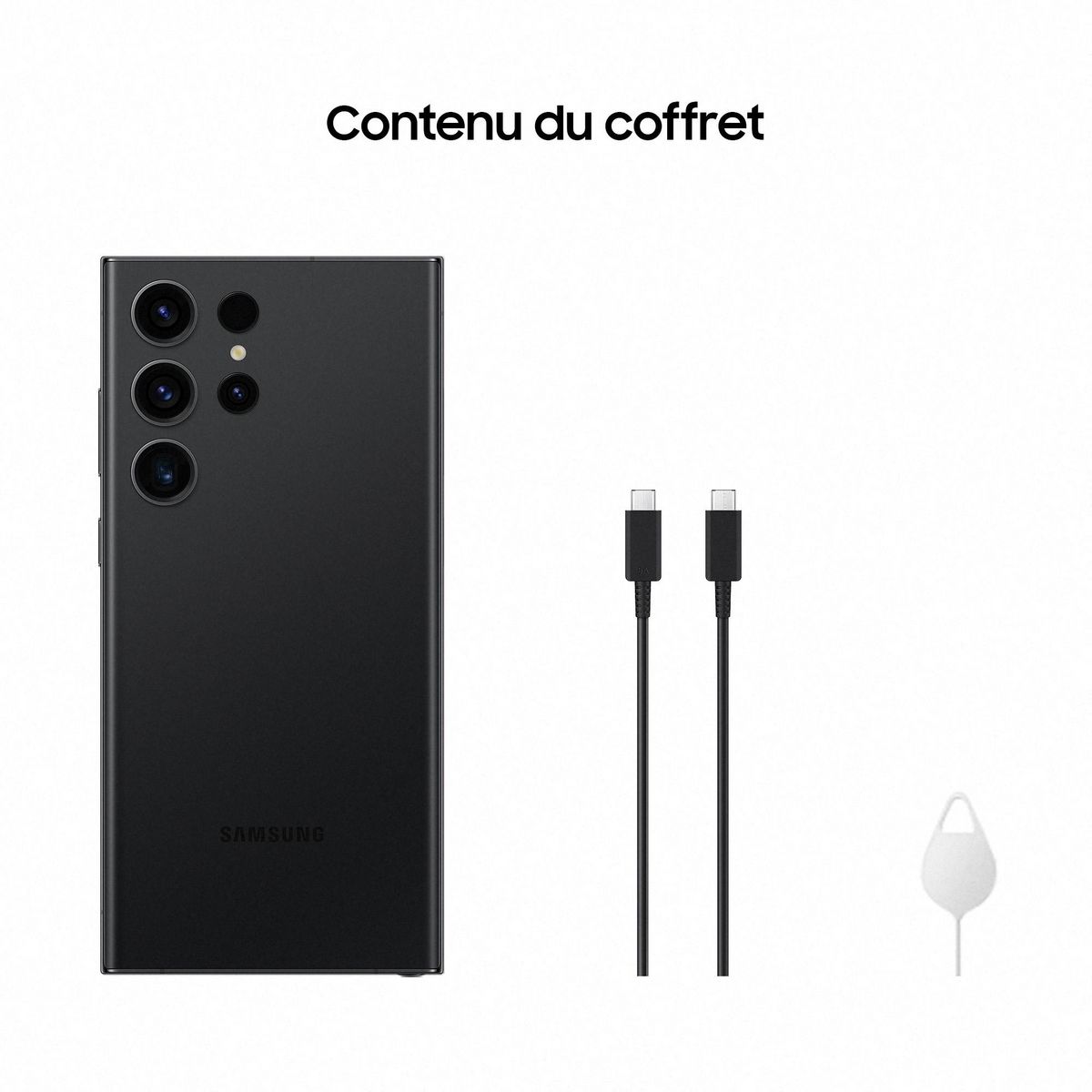 SAMSUNG Galaxy S23 Ultra Smartphone avec Galaxy AI 256Go - Noir