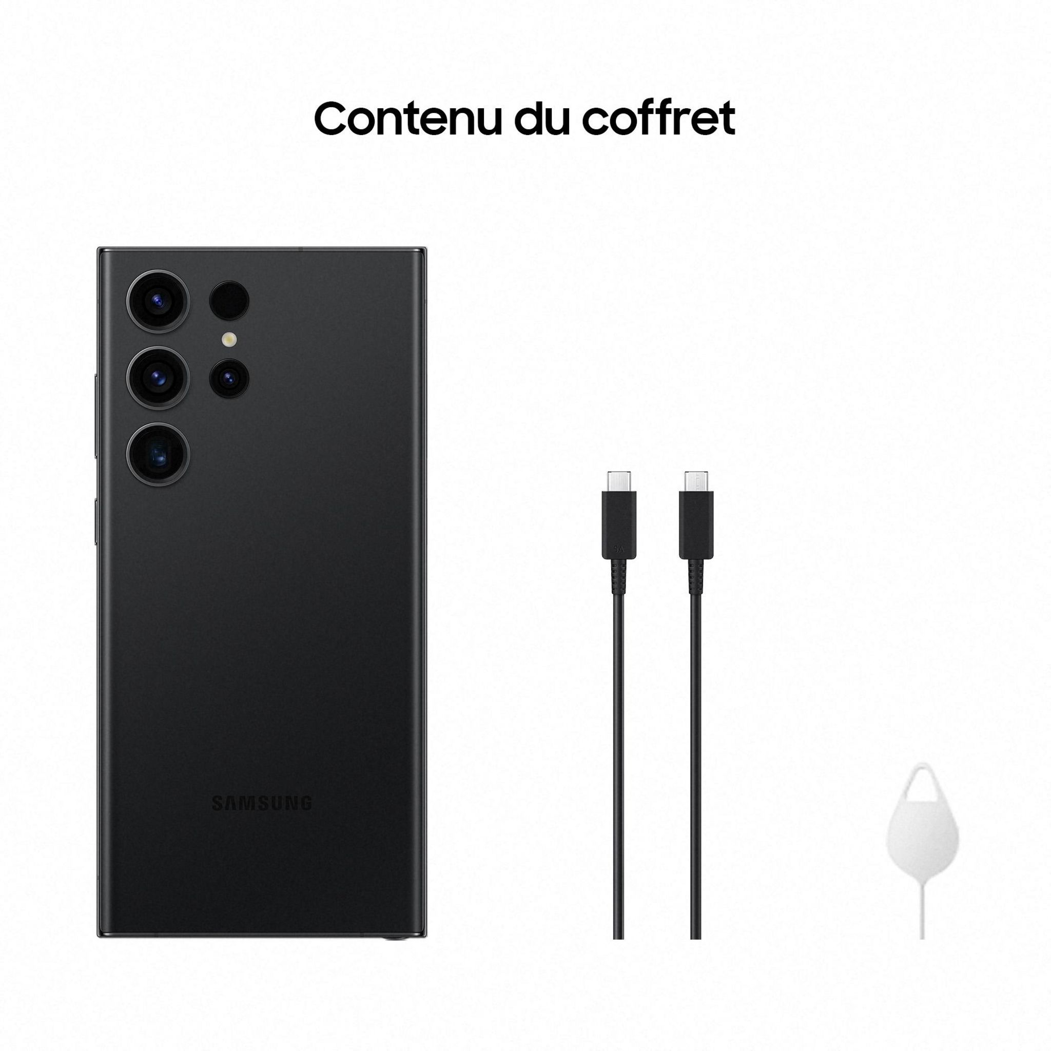 Voir la diapositive 12 : SAMSUNG Galaxy S23 Ultra Smartphone avec Galaxy AI 512Go - Noir