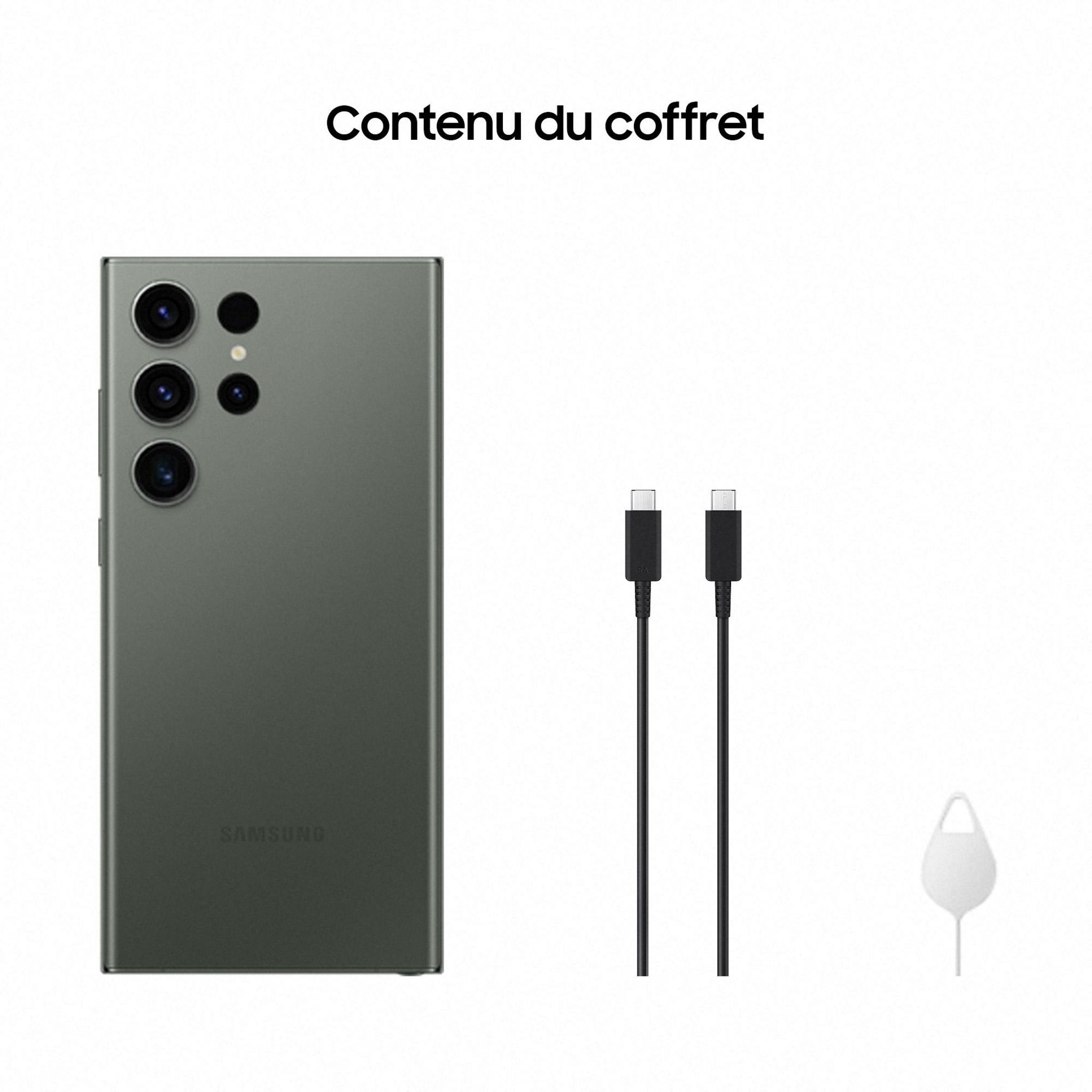 Voir la diapositive 12 : SAMSUNG Galaxy S23 Ultra Smartphone avec Galaxy AI 512Go - Vert