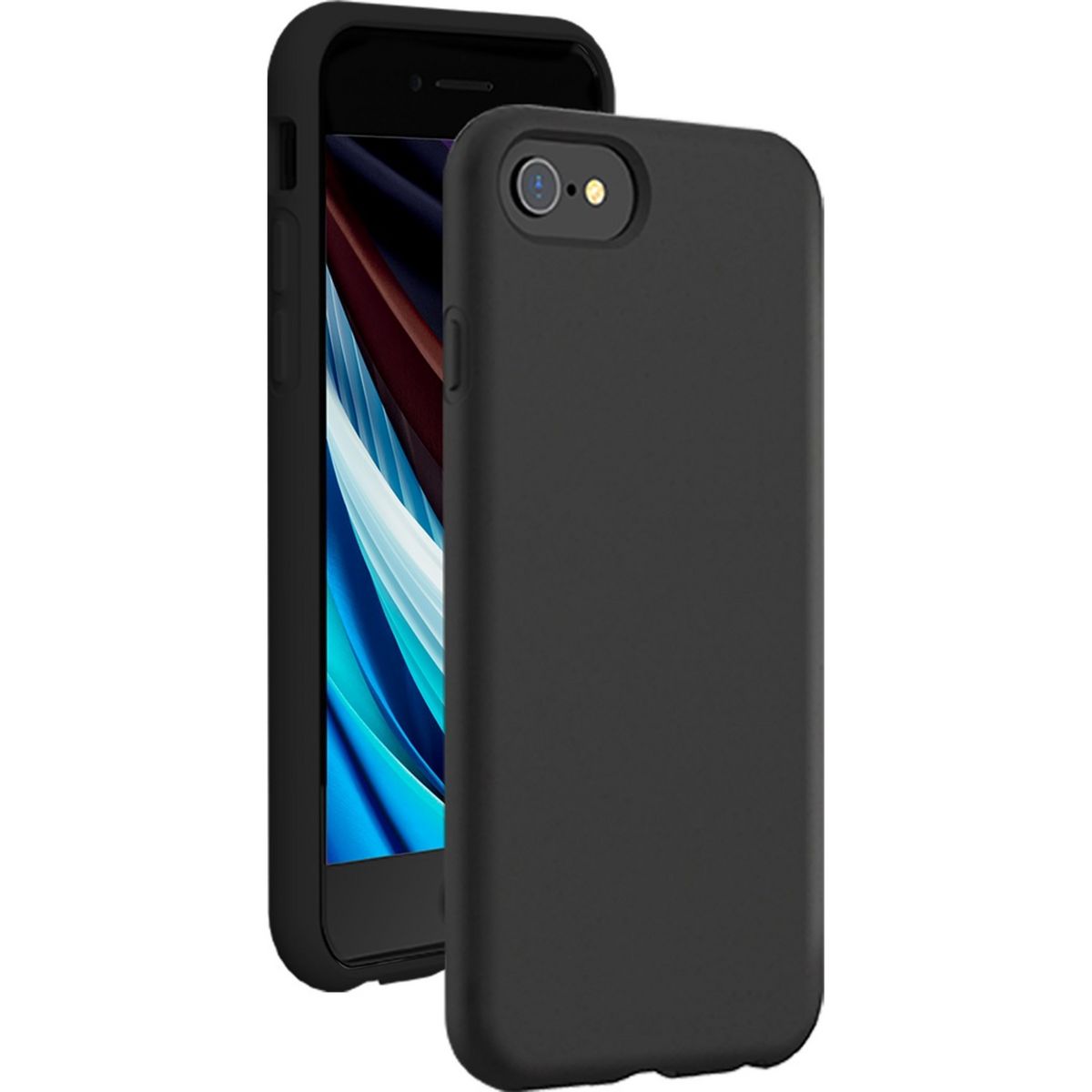 BIGBEN Coque silicone pour Apple iPhone 6/7/8/SE 22 - Noir