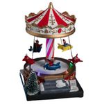 ACTUEL Manège et avions Volants  - Village de Noël lumineux et musical