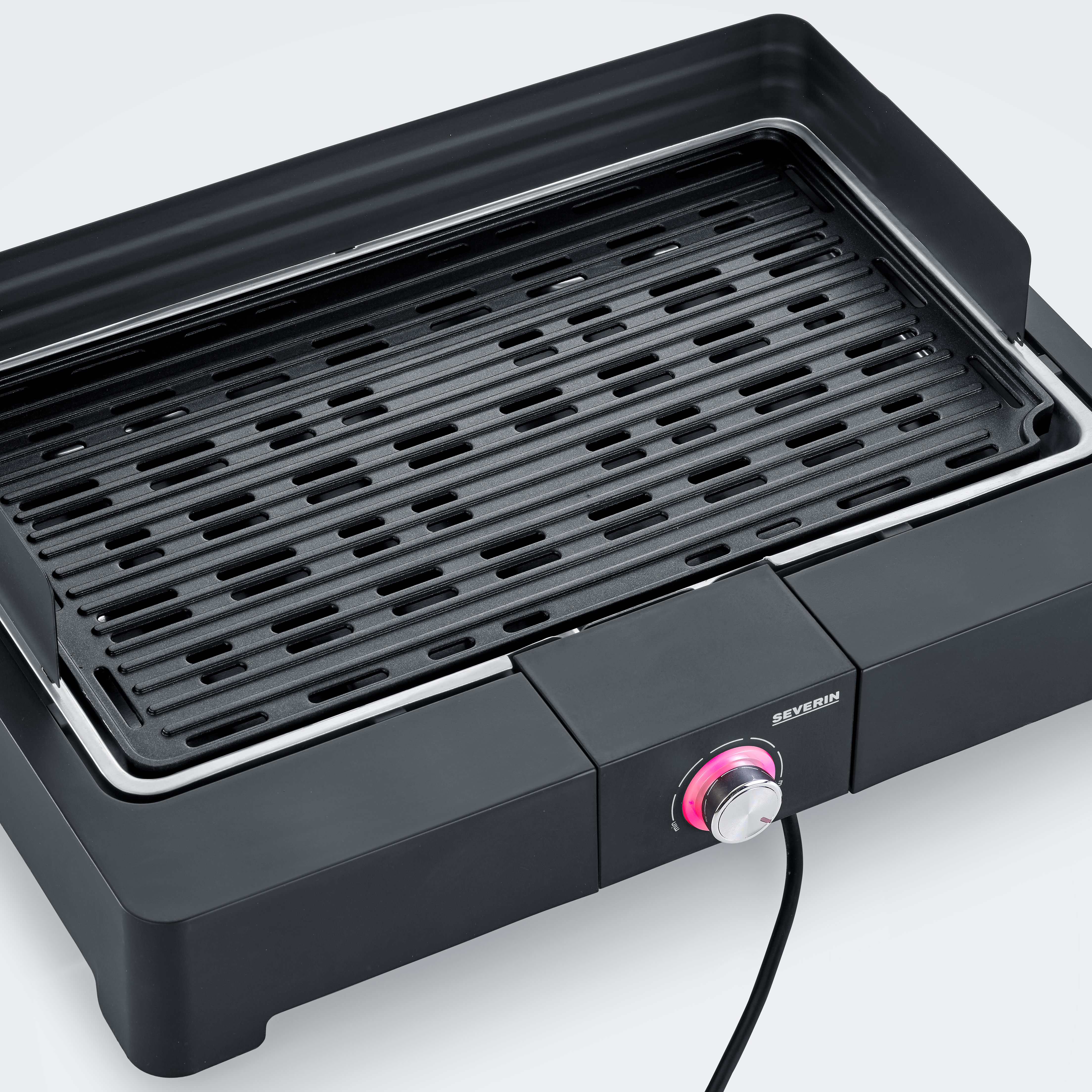 Voir la diapositive 2 : SEVERIN Gril barbecue électrique de table PG8567 - Noir
