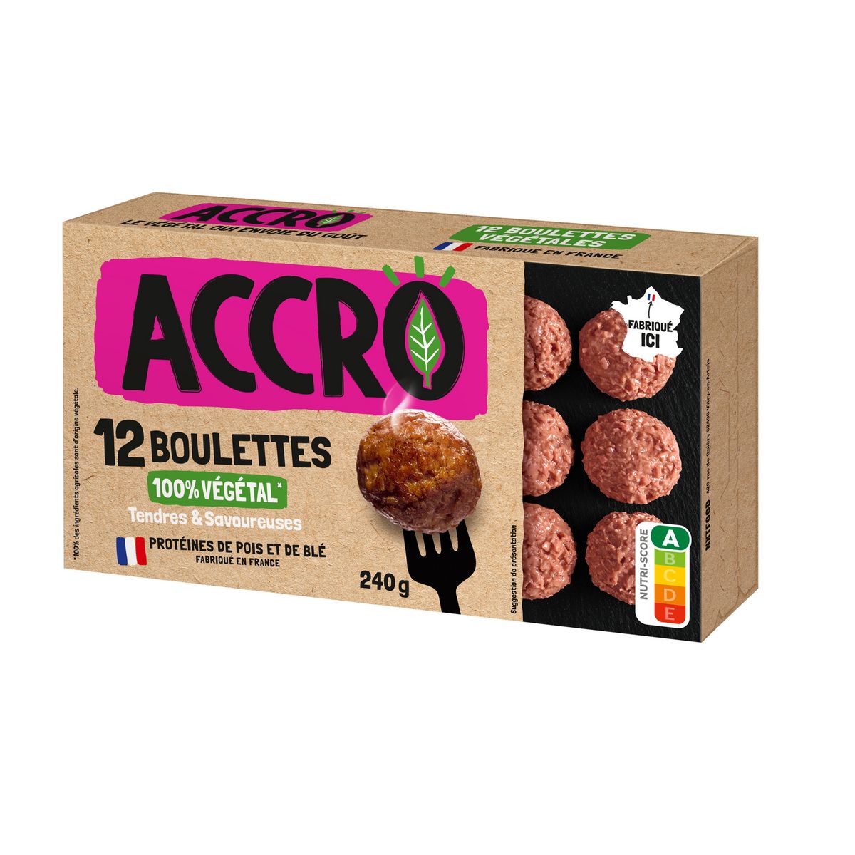 ACCRO Boulettes végétal 240g