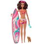 Voir la diapositive 3 : MATTEL Poupée Beach Surf Barbie
