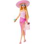 Voir la diapositive 3 : MATTEL Poupée Barbie plage + Accessoires